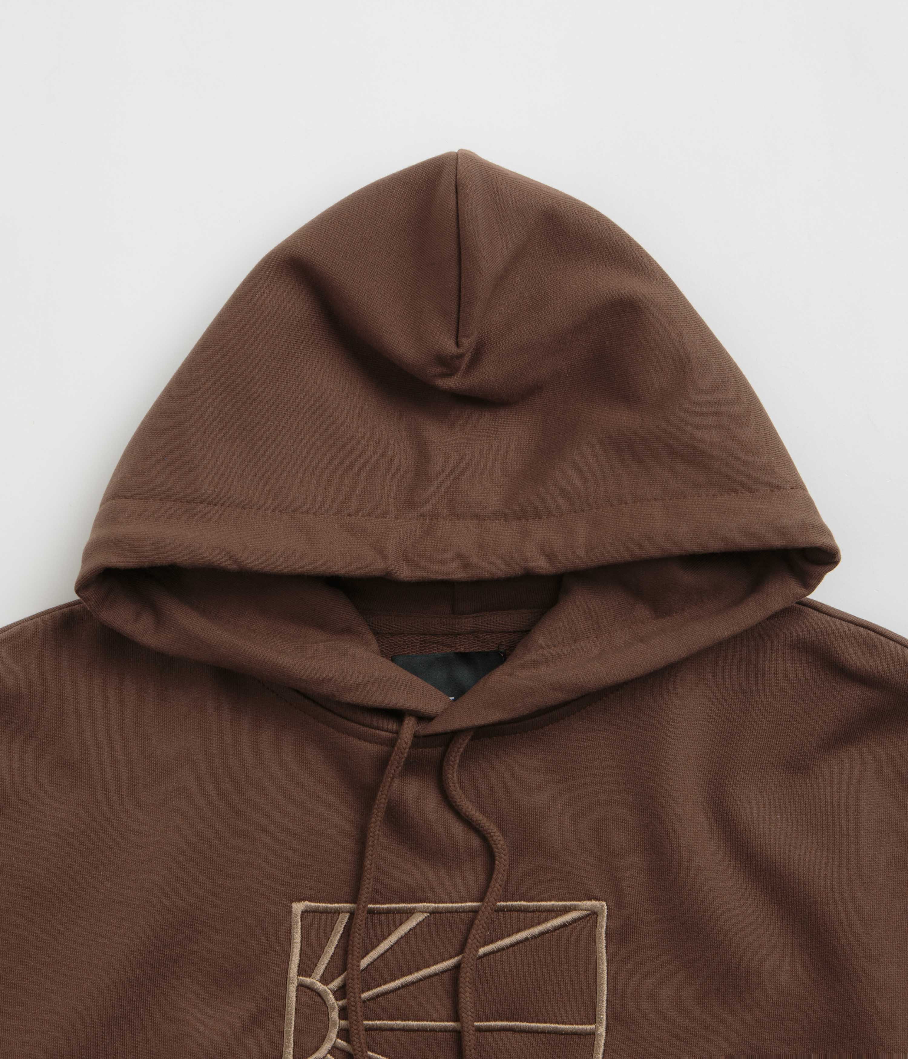 Rassvet Logo Hoodie - Brown - Image 5