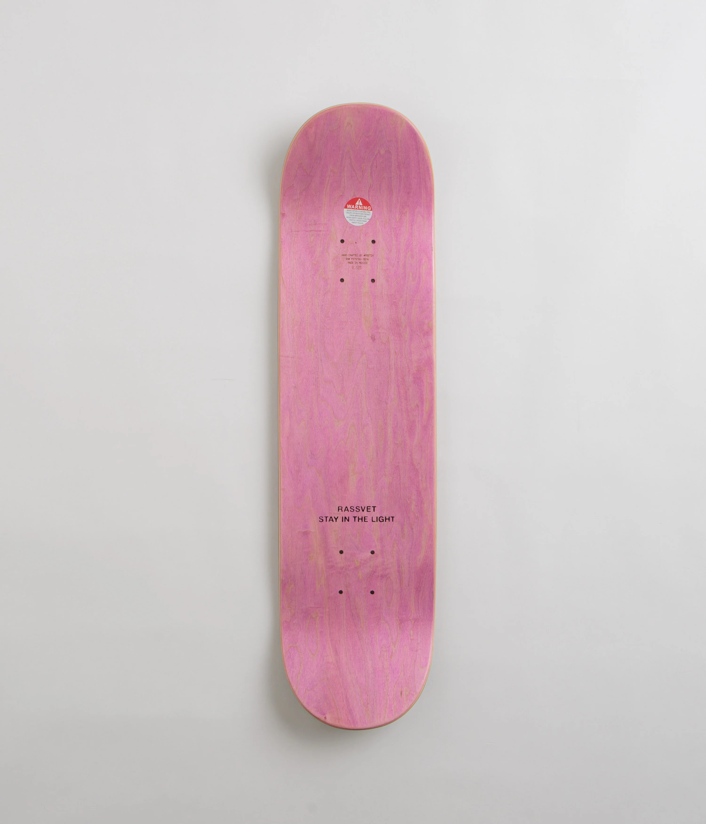Rassvet Mesh Logo Deck - White - 8.125" - Image 4