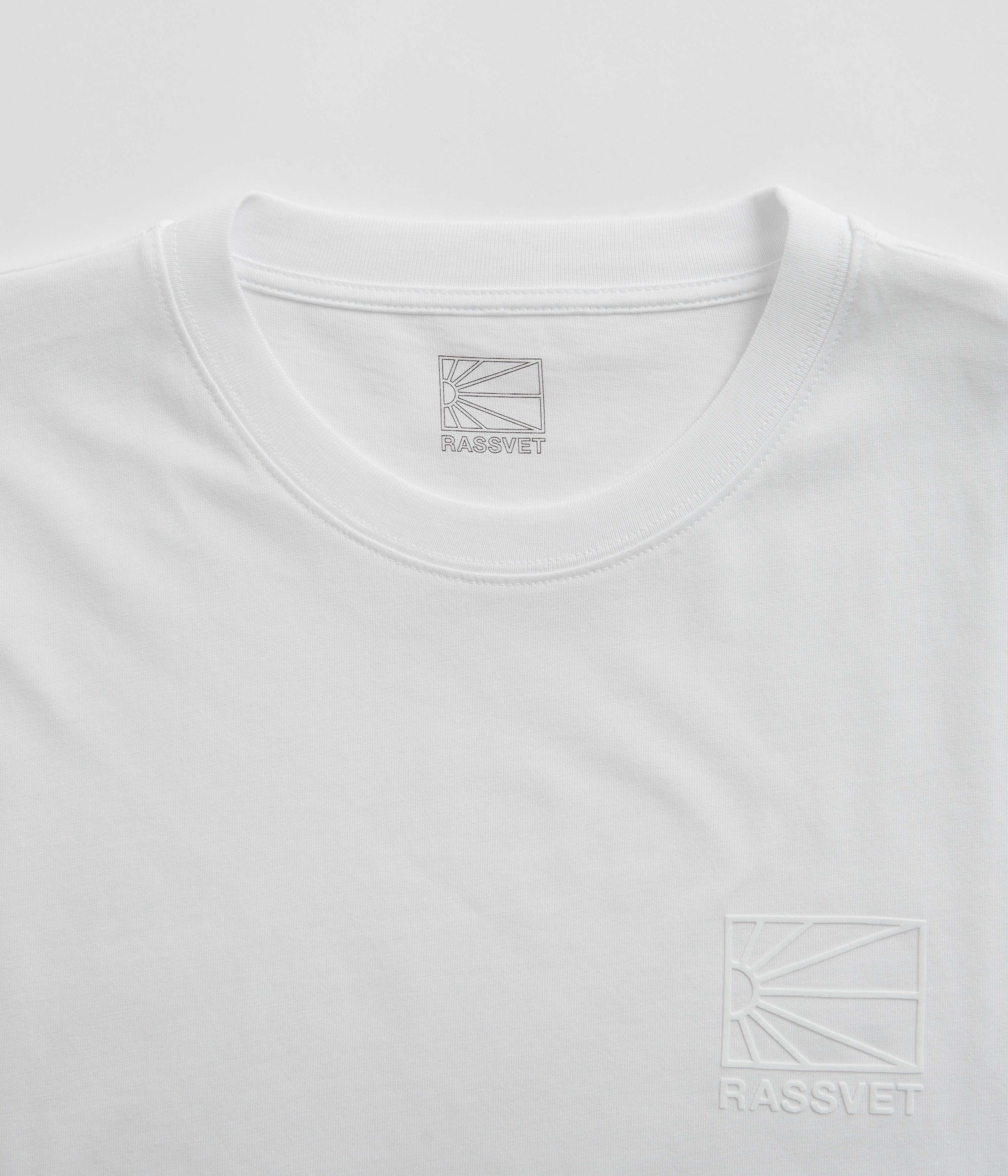 Rassvet Mini Logo T-Shirt - White - Image 3
