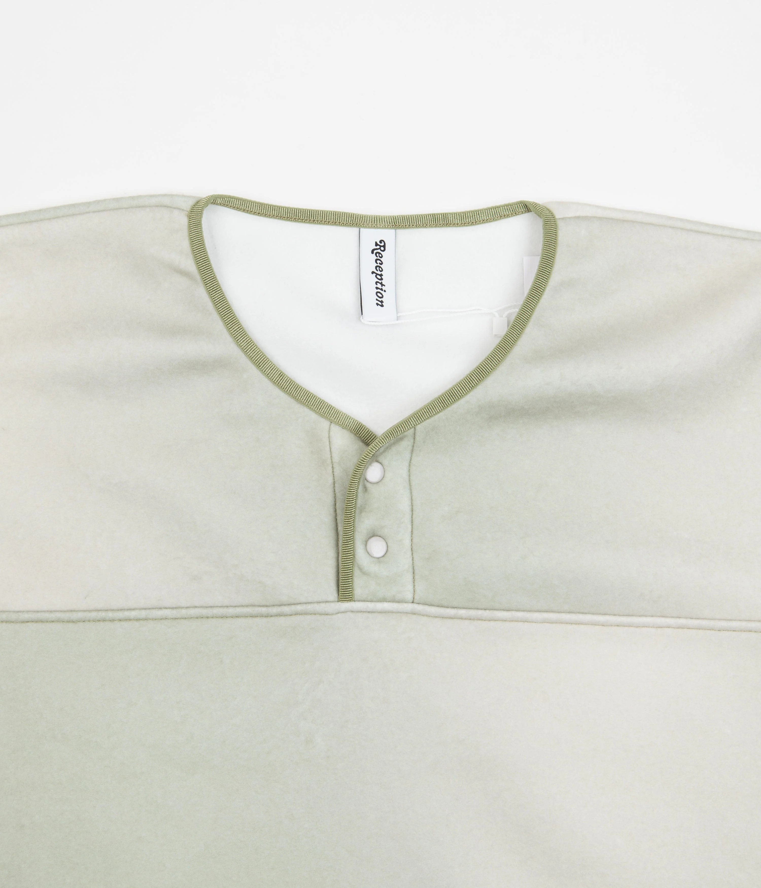 Reception Gradient Snap Neck Sweatshirt - Smoke Green - Image 4