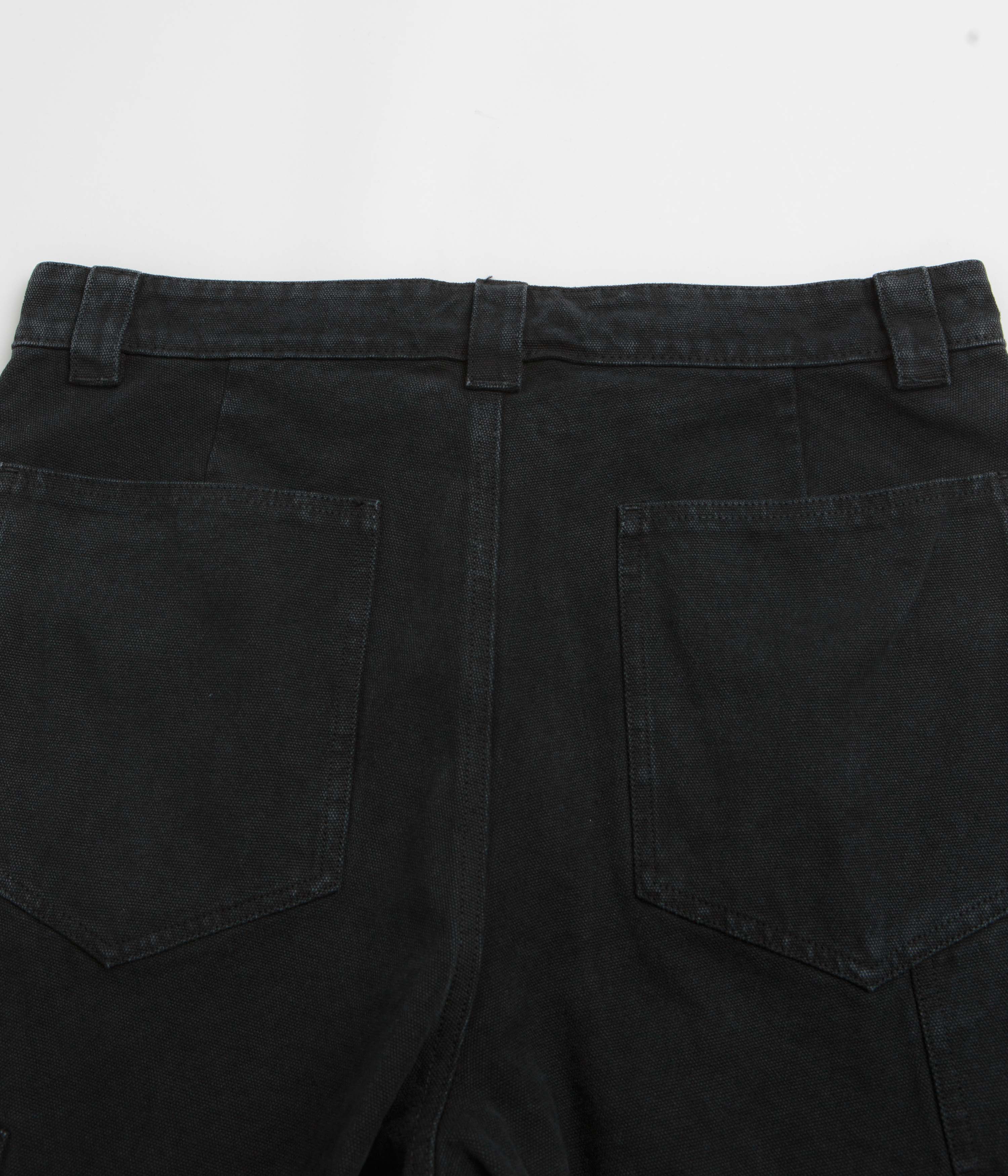 ROA Ash Canvas Shorts - Washed Black - Image 7