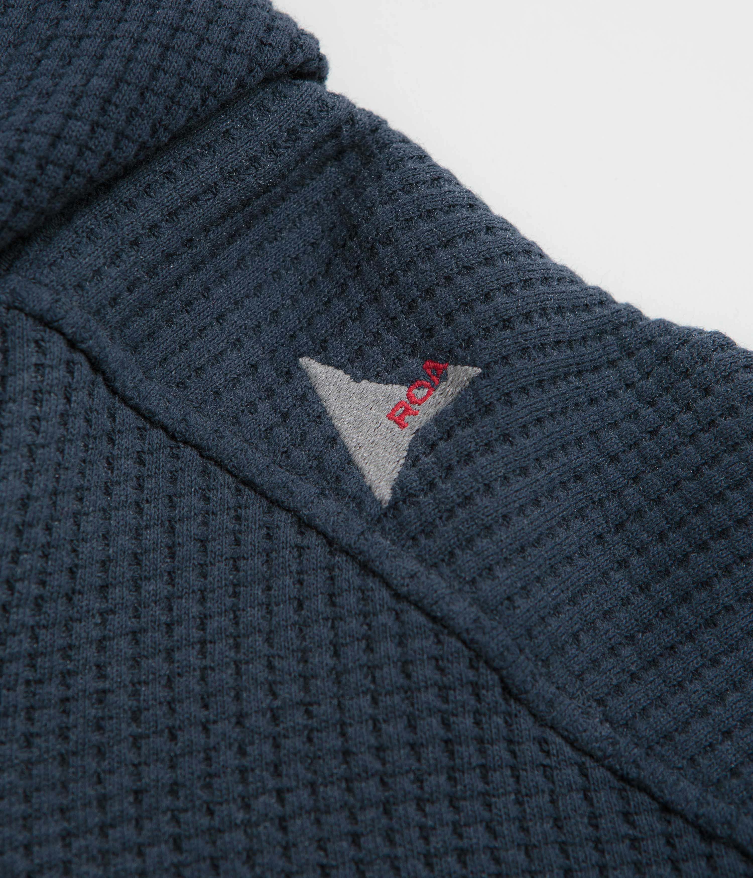 ROA Bee Sun Faded Zip Up Hoodie - Navy - Image 5