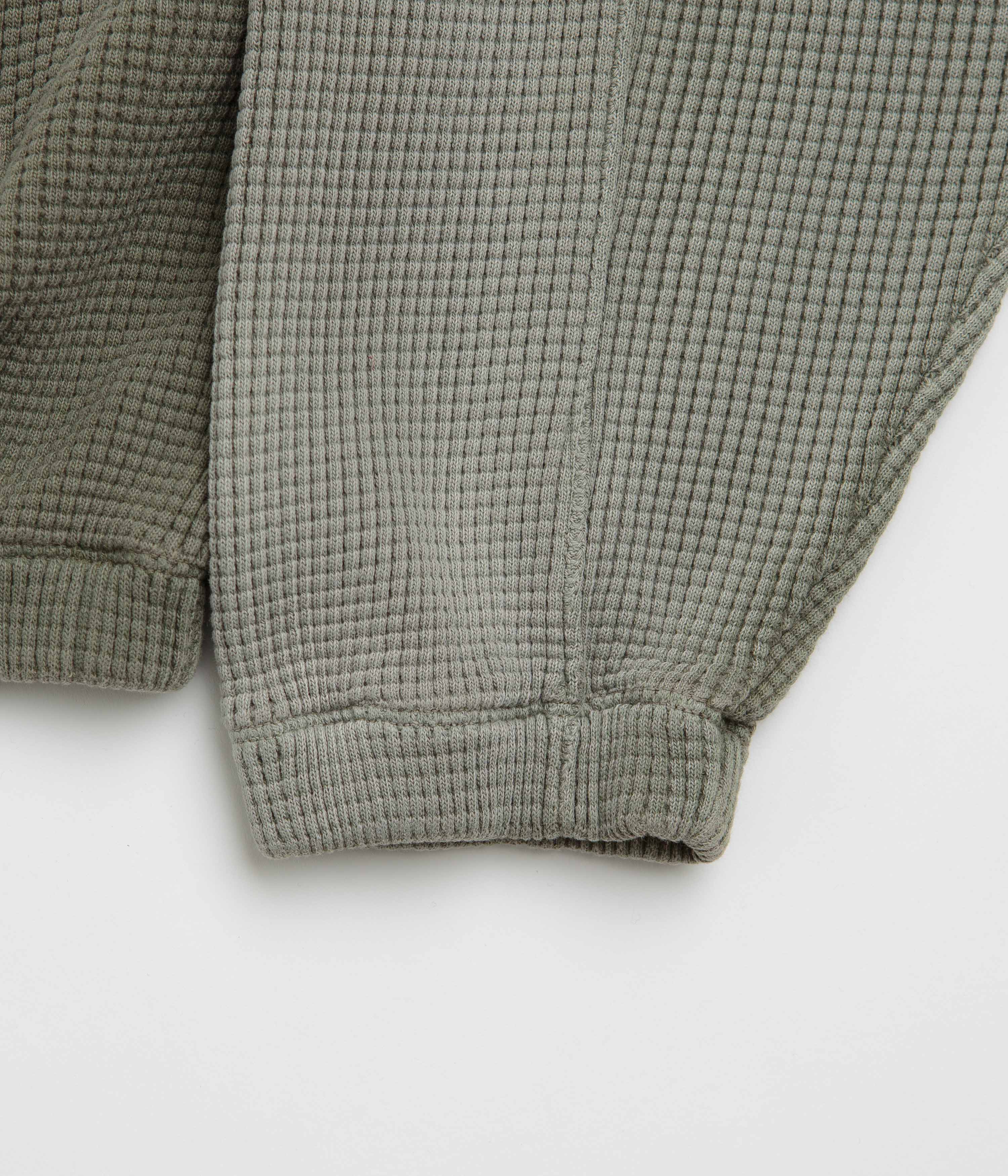 ROA Bee Sun Faded Zip Up Hoodie - Olive - Image 5