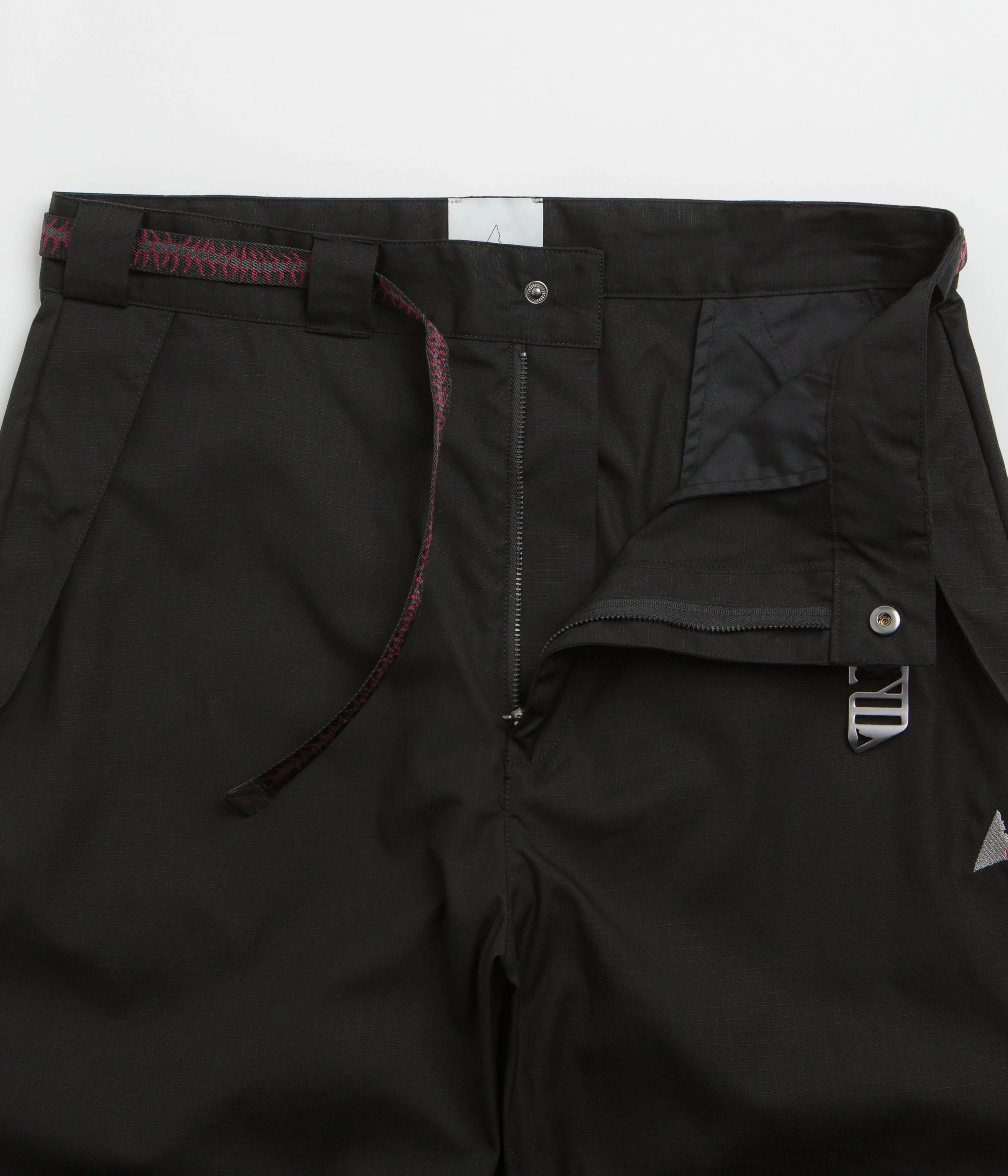 ROA Centipede Buckle Chino Pants - Black - Image 5