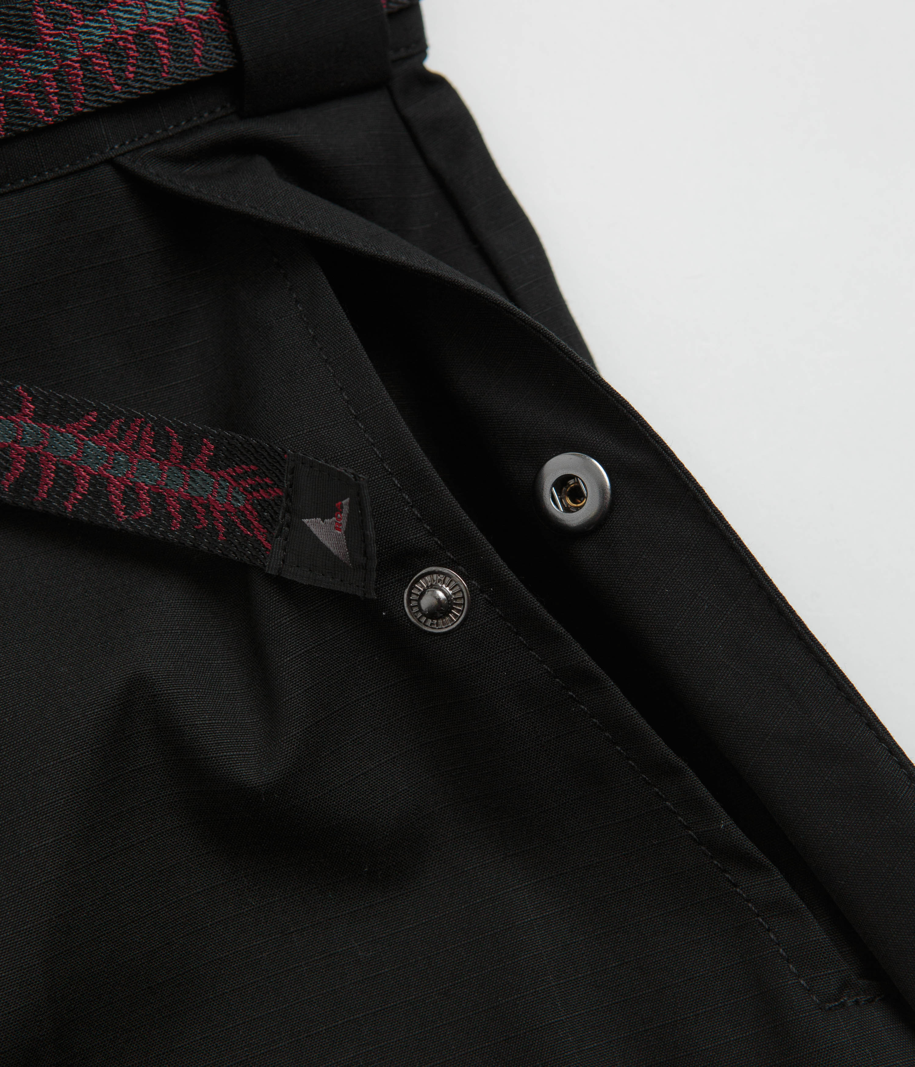 ROA Centipede Buckle Chino Pants - Black - Image 9