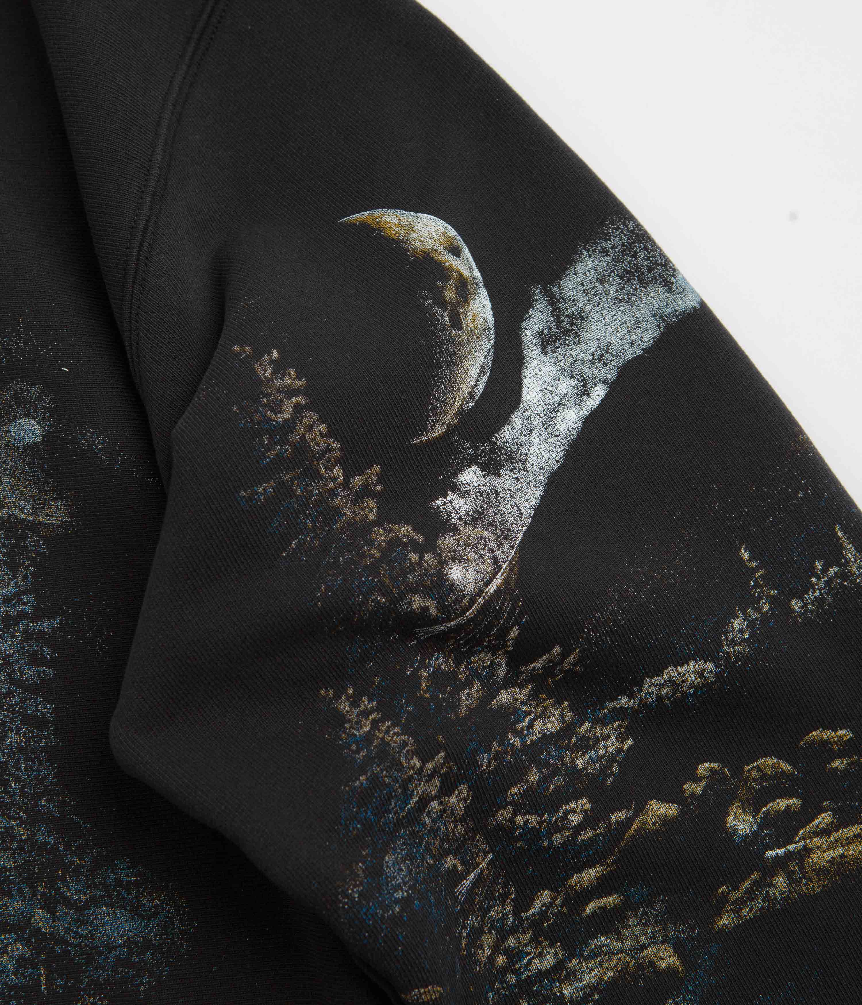 ROA Fai Half Zip Sweatshirt - Washed Black - Image 4