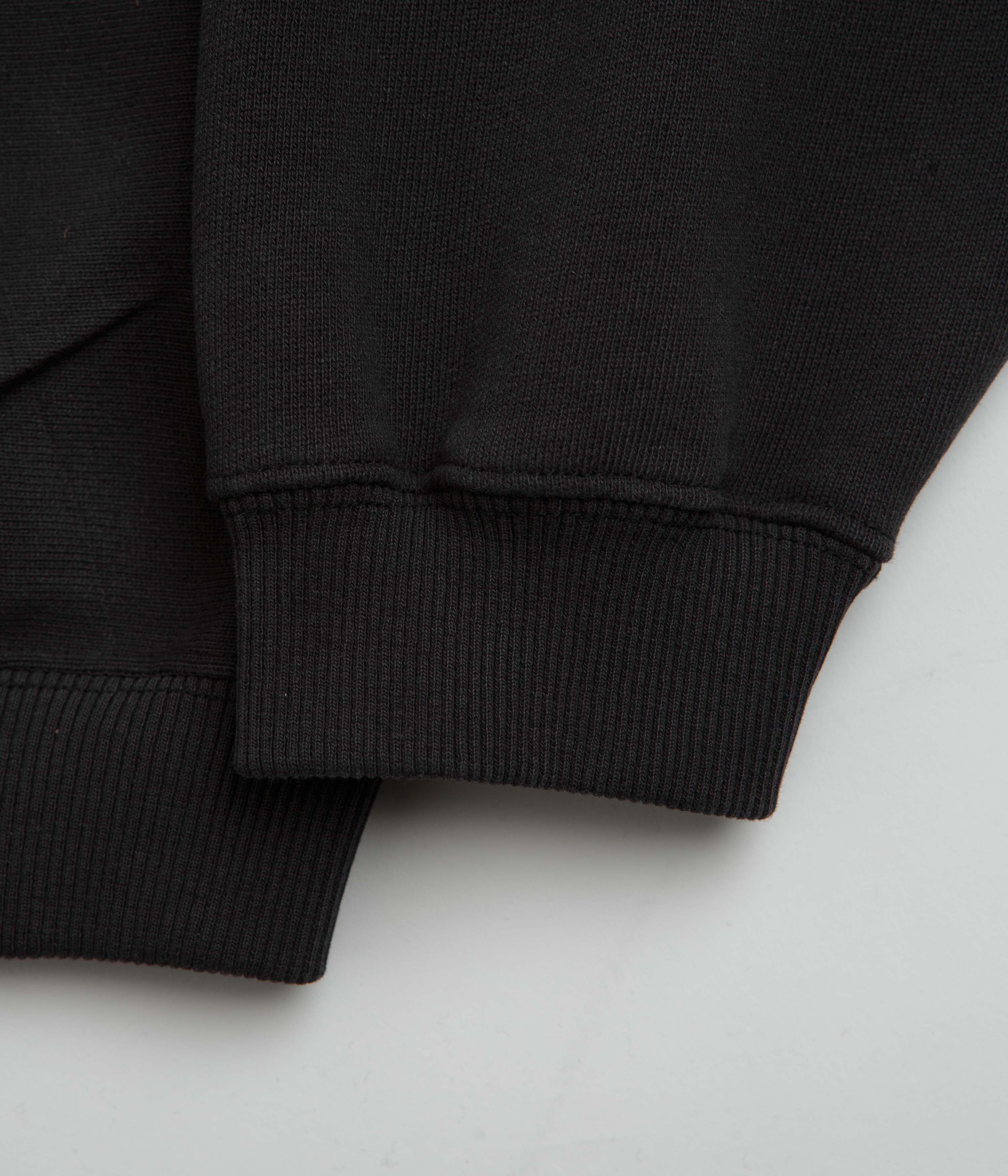 ROA Fai Half Zip Sweatshirt - Washed Black - Image 7