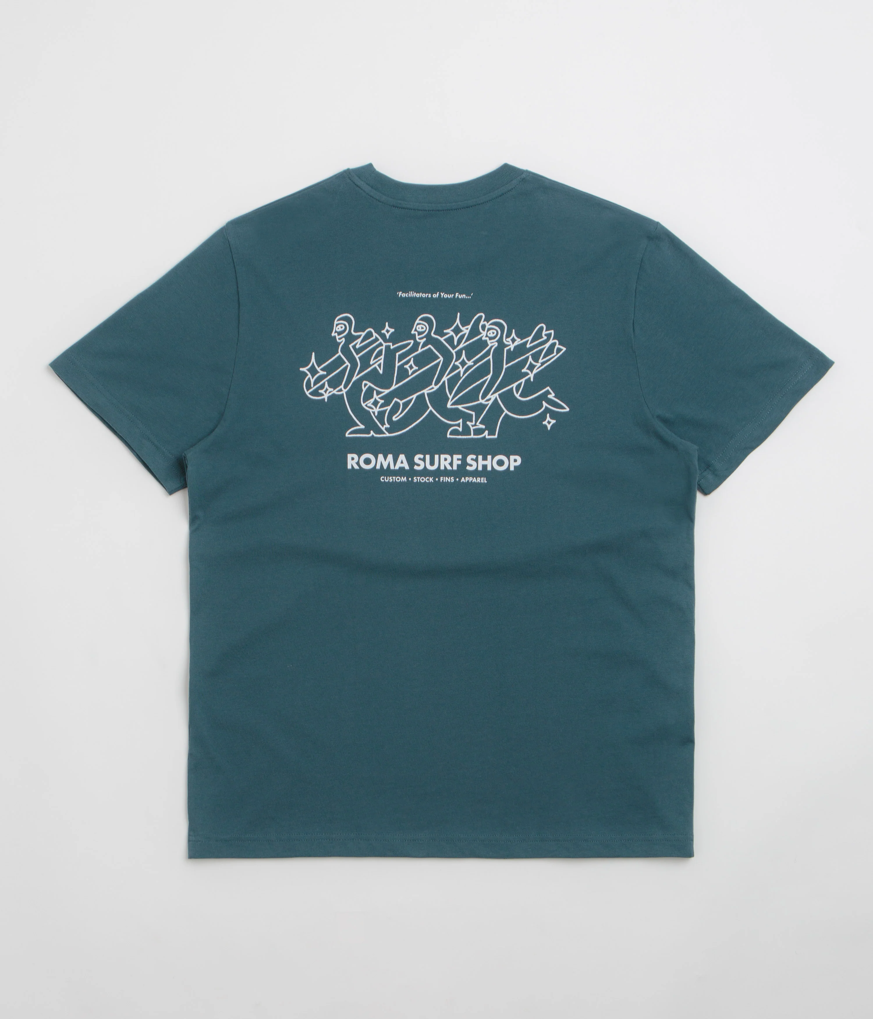 Roma Facilitator T-Shirt - Teal / White
