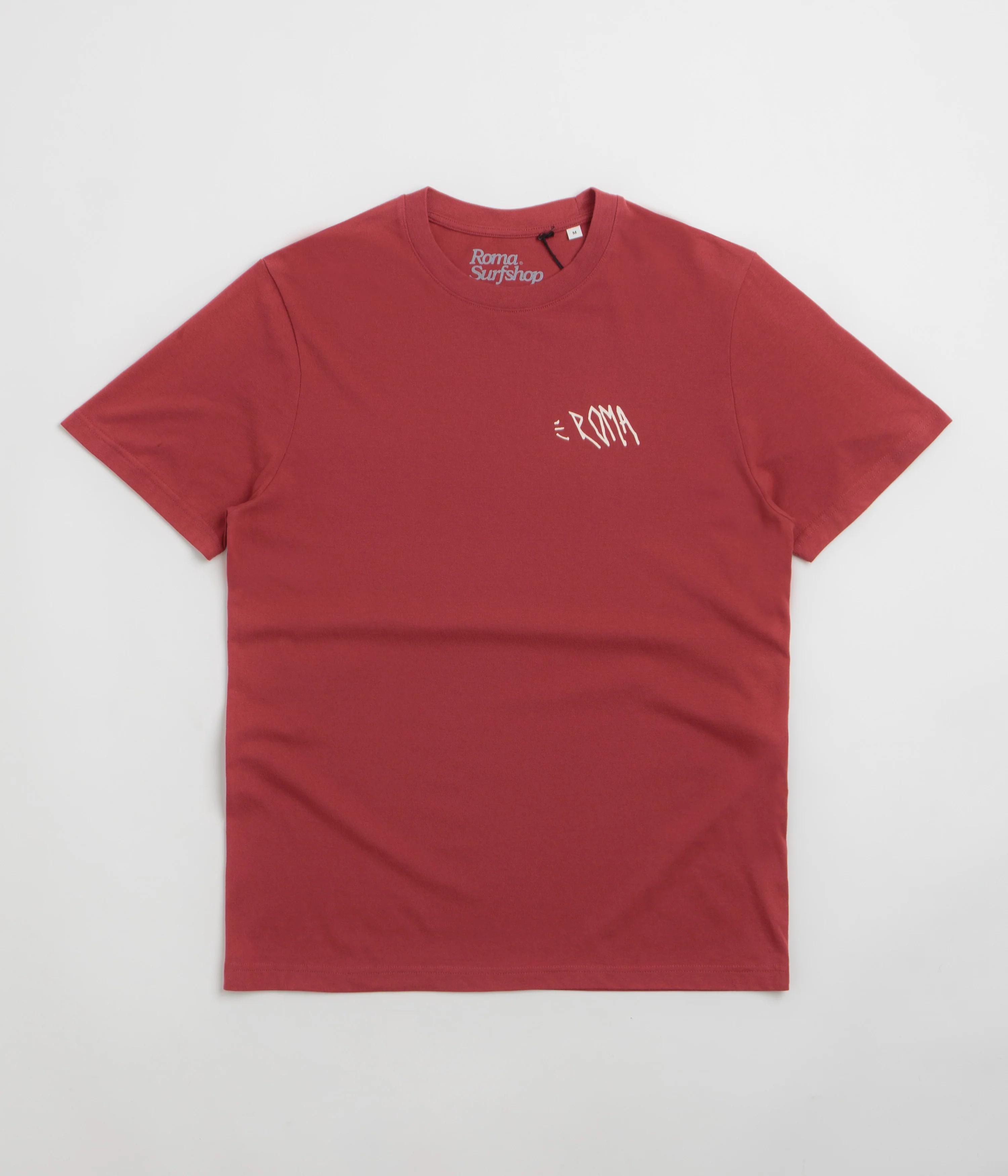 Roma Screaming Logo T-Shirt - Red / Cream - Image 2