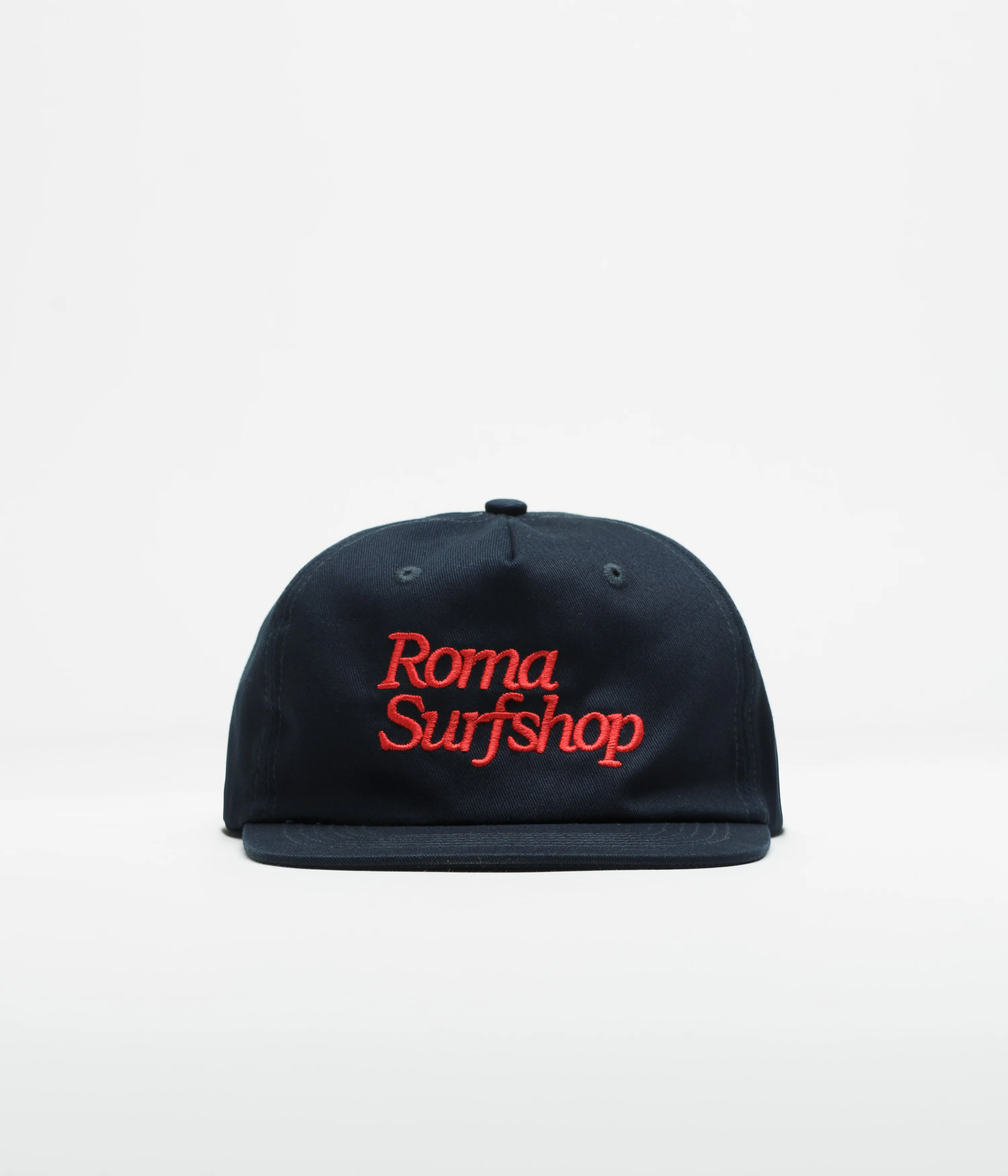 Roma Shop Cap - Navy / Red - Image 2
