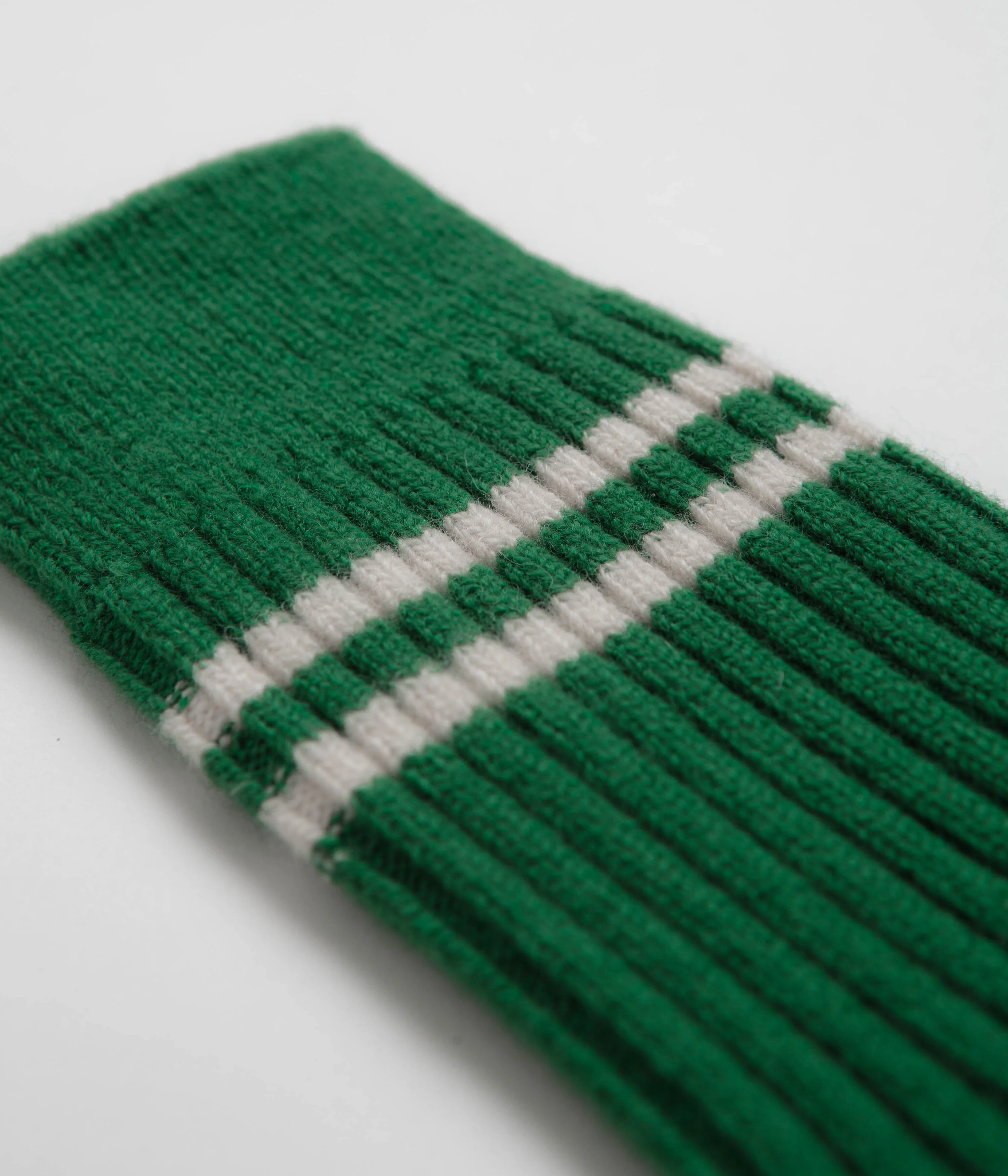 RoToTo Merino Lambswool Socks - Green - Image 2