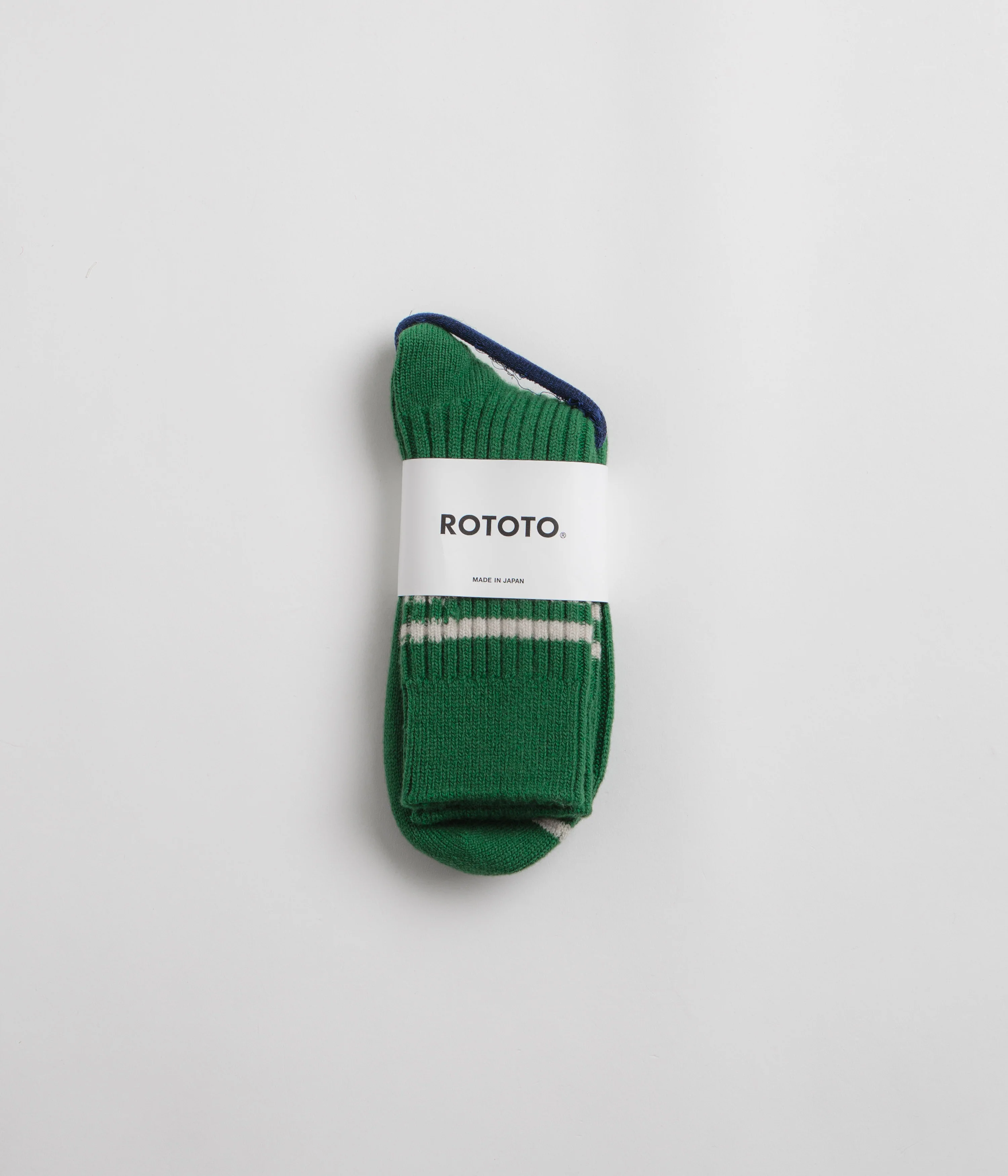 RoToTo Merino Lambswool Socks - Green - Image 3