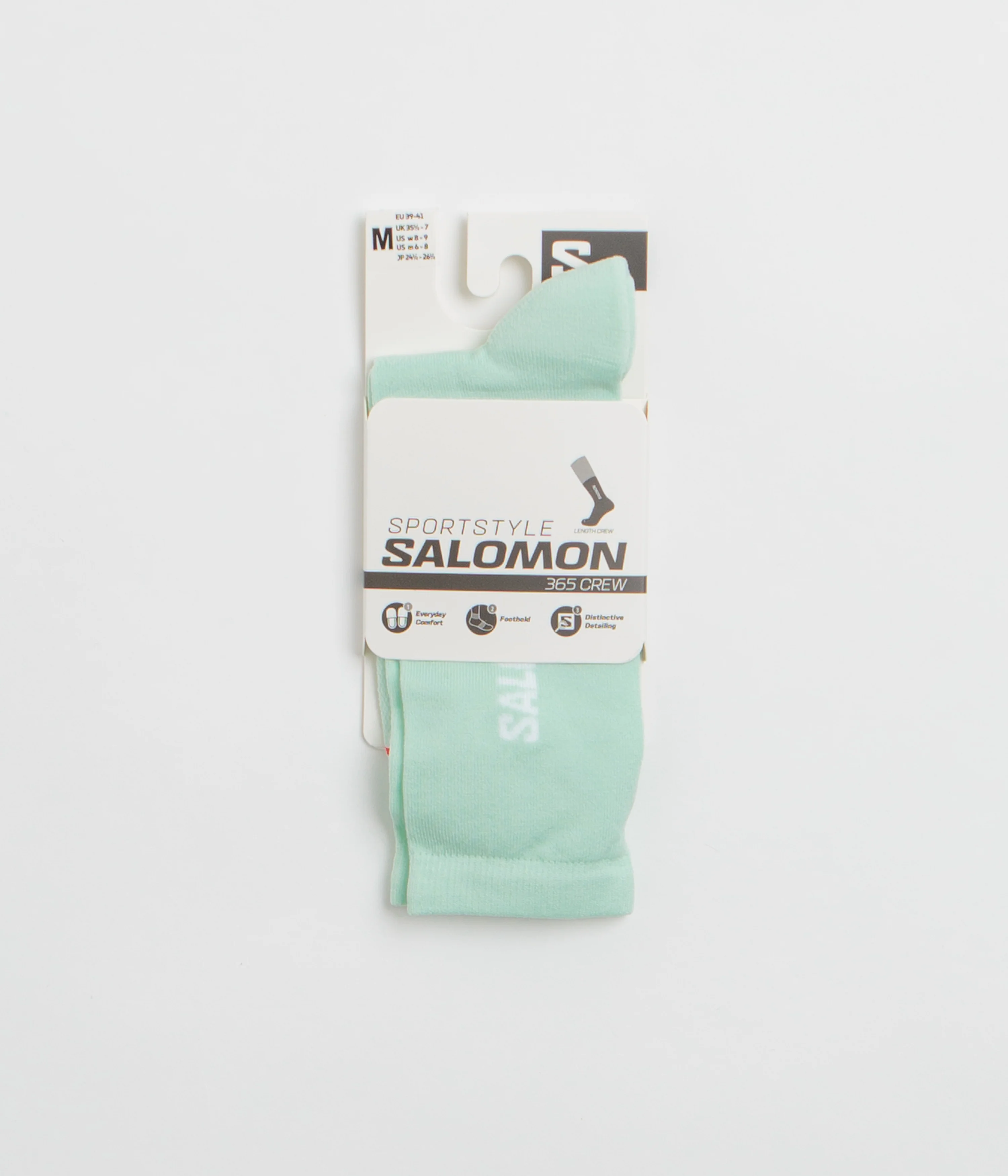Salomon 365 Crew Socks - Ice Flow - Image 3