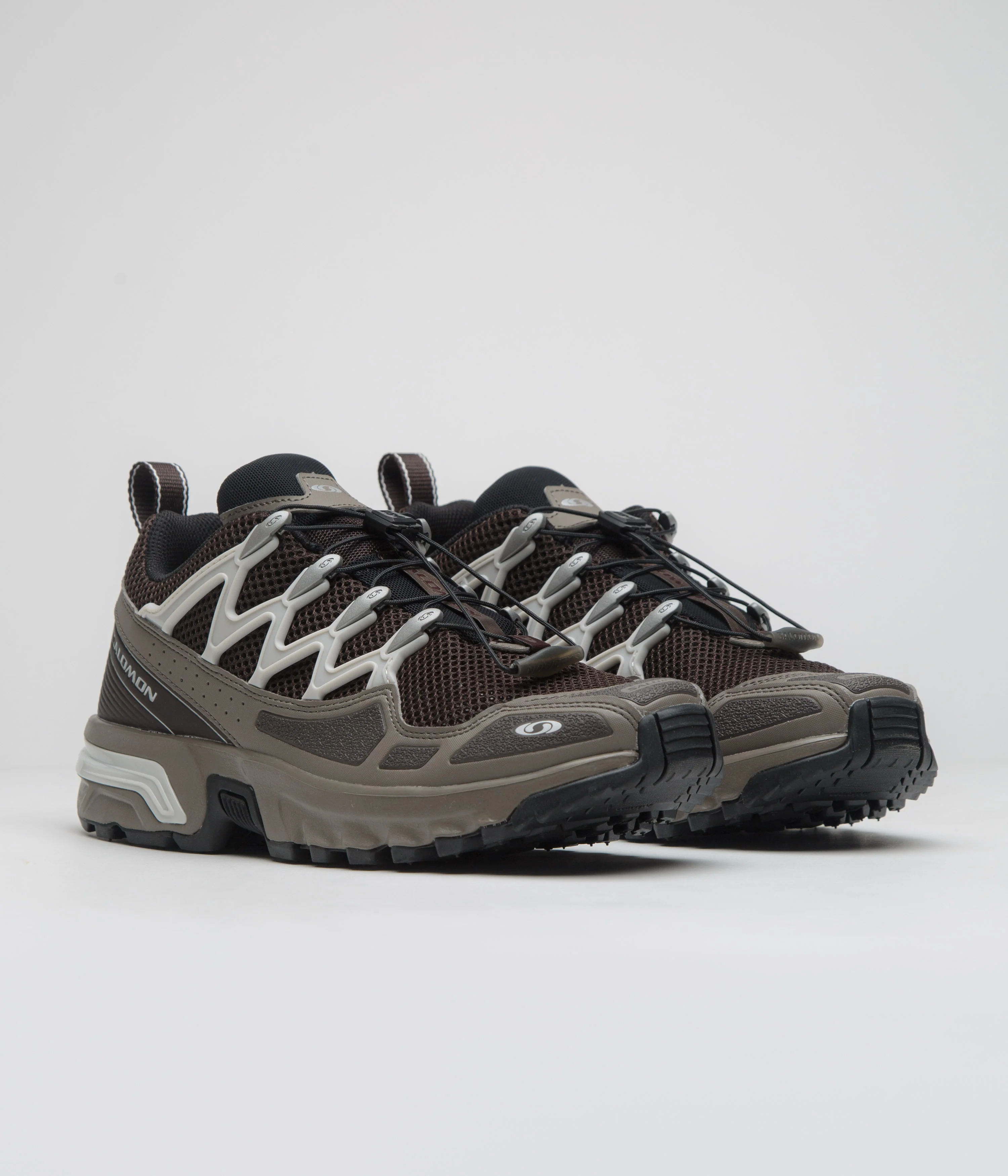 Salomon ACS+ OG Shoes - Falcon / Black Coffee / Lunar Rock - Image 2