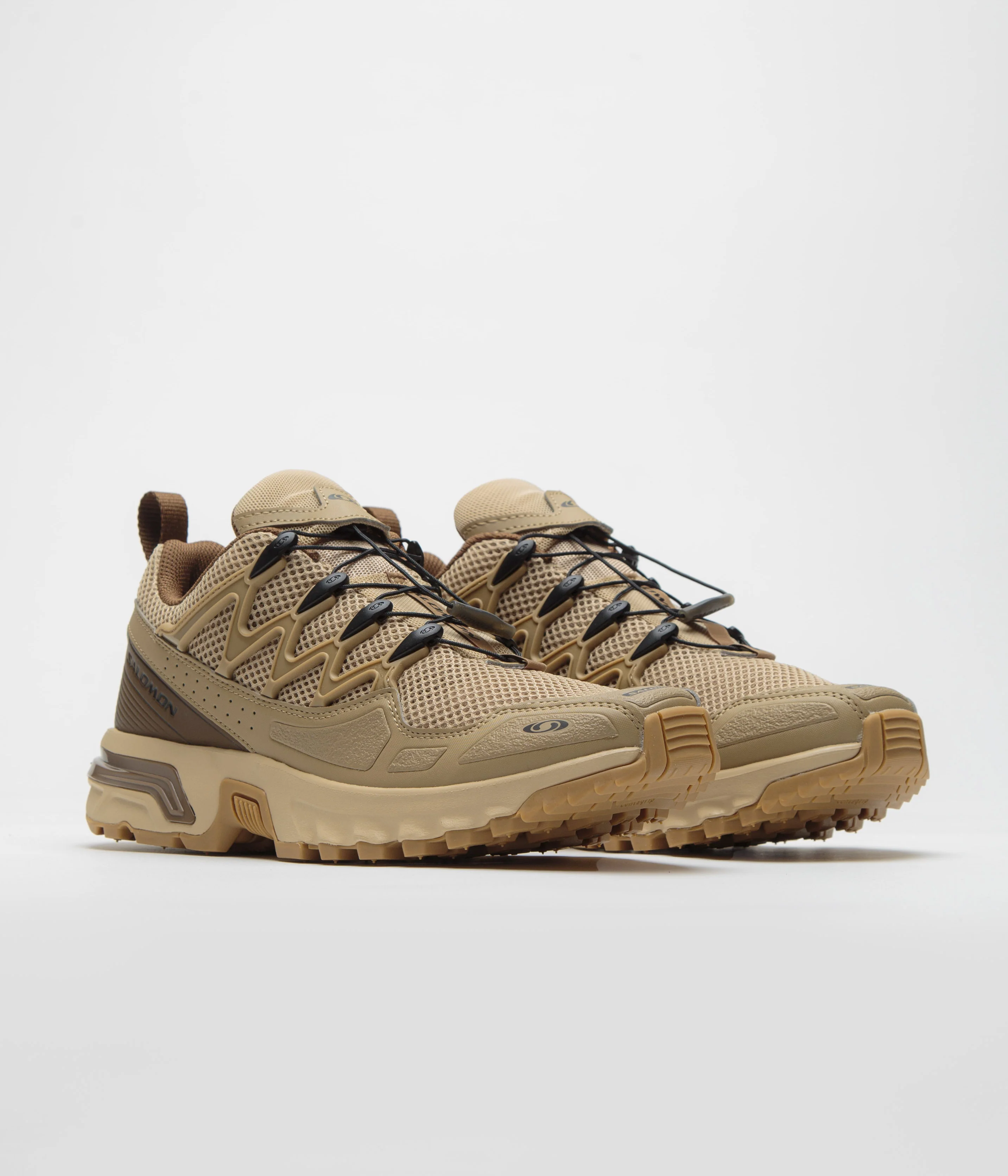 Salomon ACS+ OG Shoes - Safari / Kelp / Dark Earth - Image 3