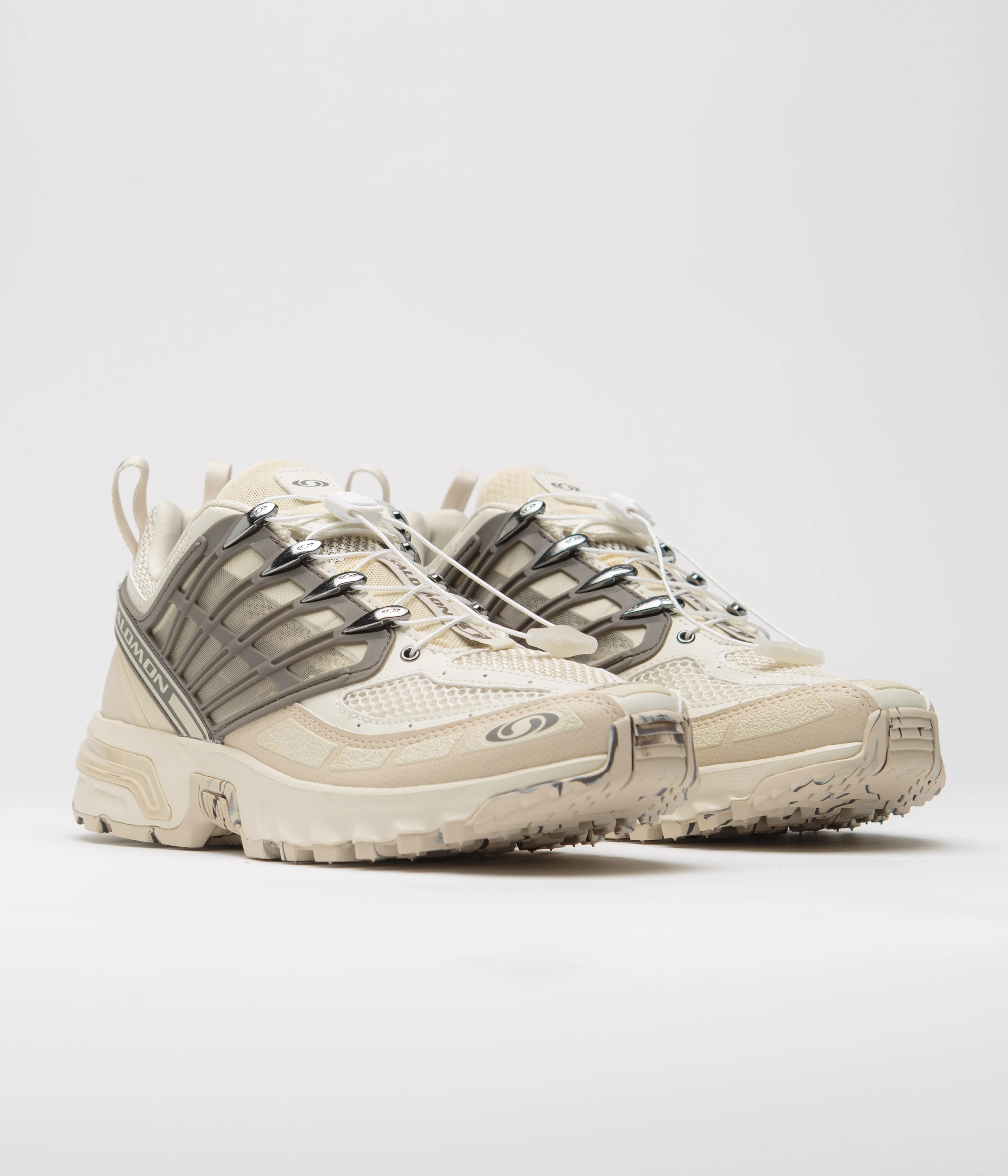 Salomon ACS Pro Desert Shoes - Almond Milk / Cement / Falcon - Image 2