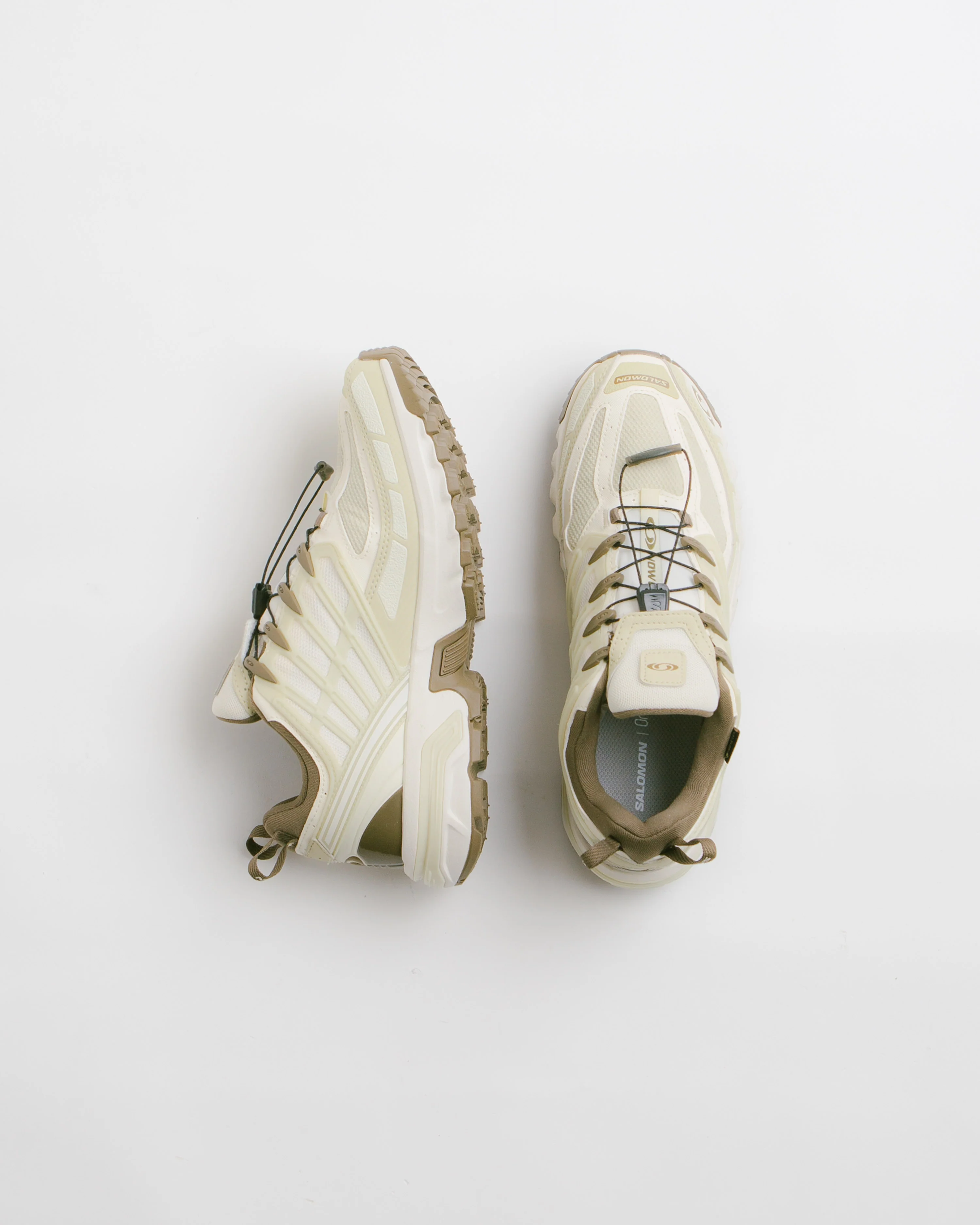 Salomon ACS Pro GTX Shoes - Vanilla Ice / Green Haze / Stone Gray - Image 2