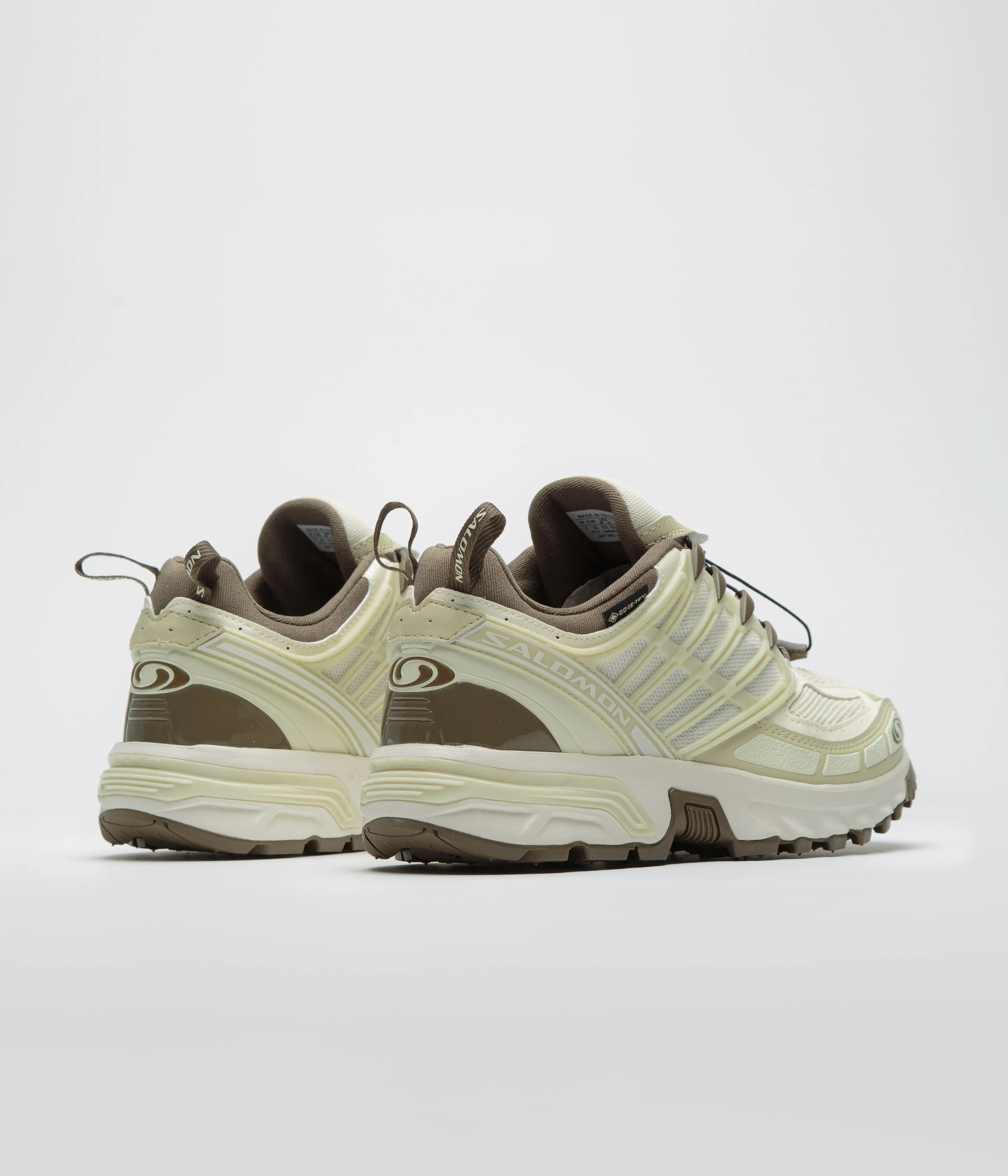 Salomon ACS Pro GTX Shoes - Vanilla Ice / Green Haze / Stone Gray - Image 4