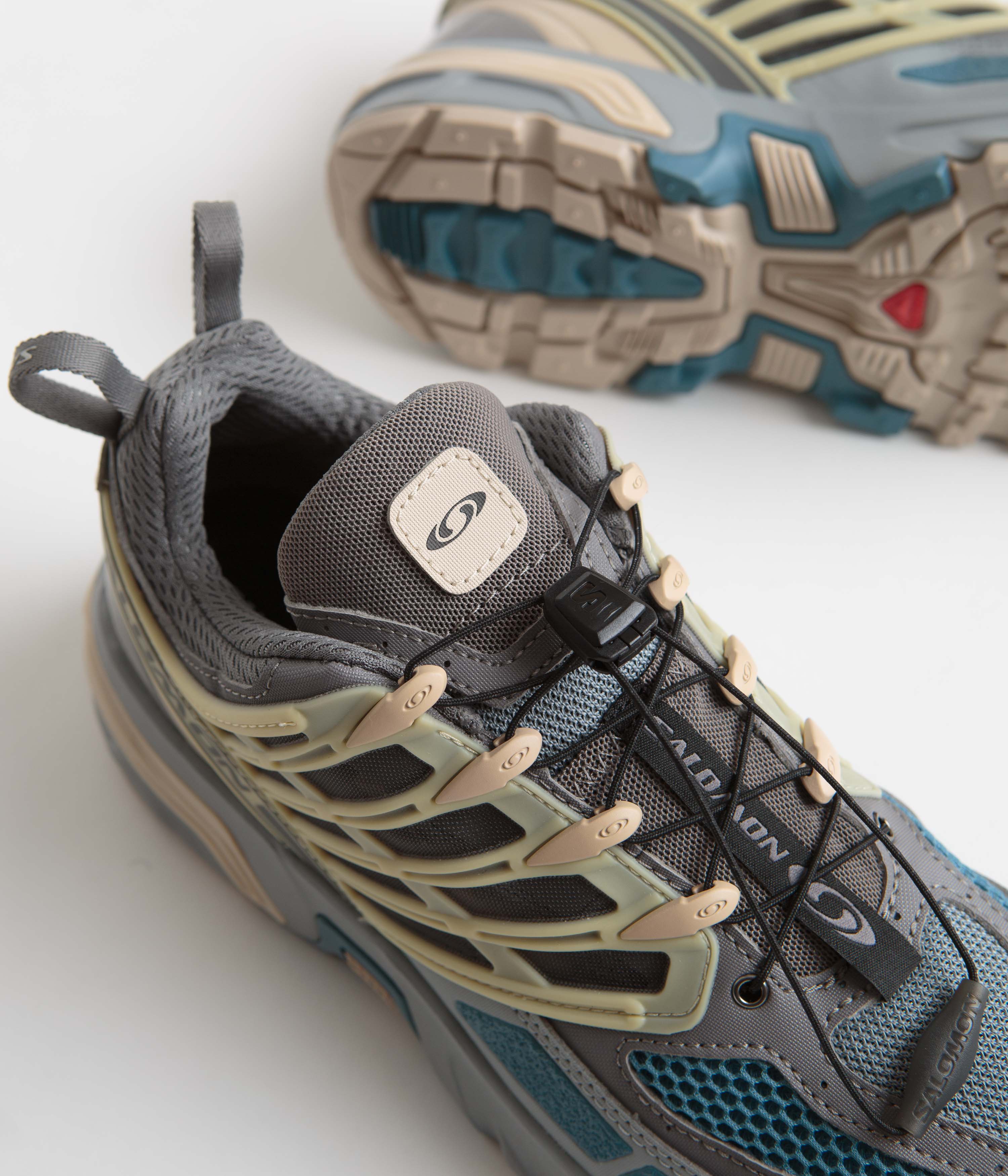 Salomon ACS Pro Shoes - Pewter / Monument / Aegean Blue - Image 3