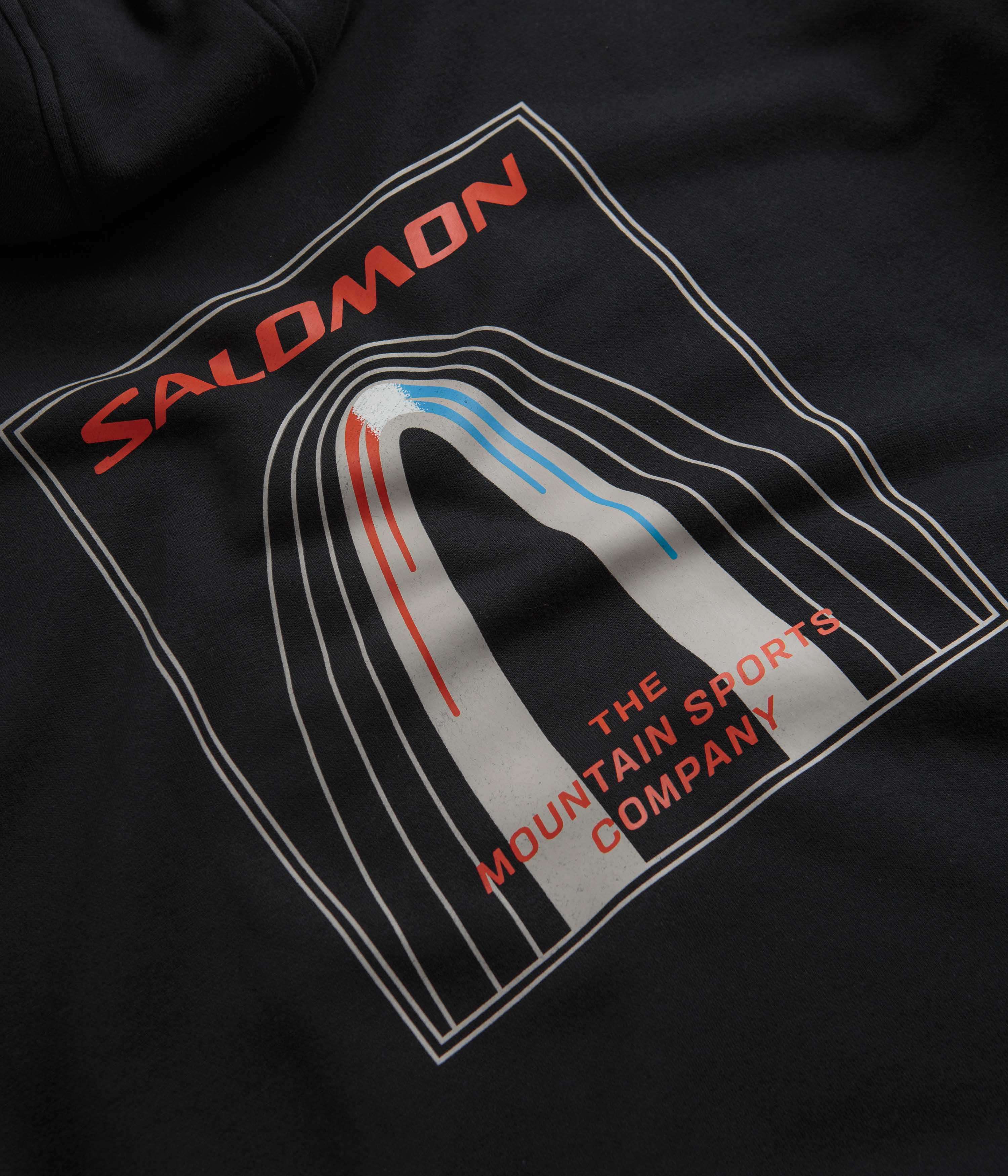 Salomon Bow Graphic Hoodie - Deep Black - Image 7