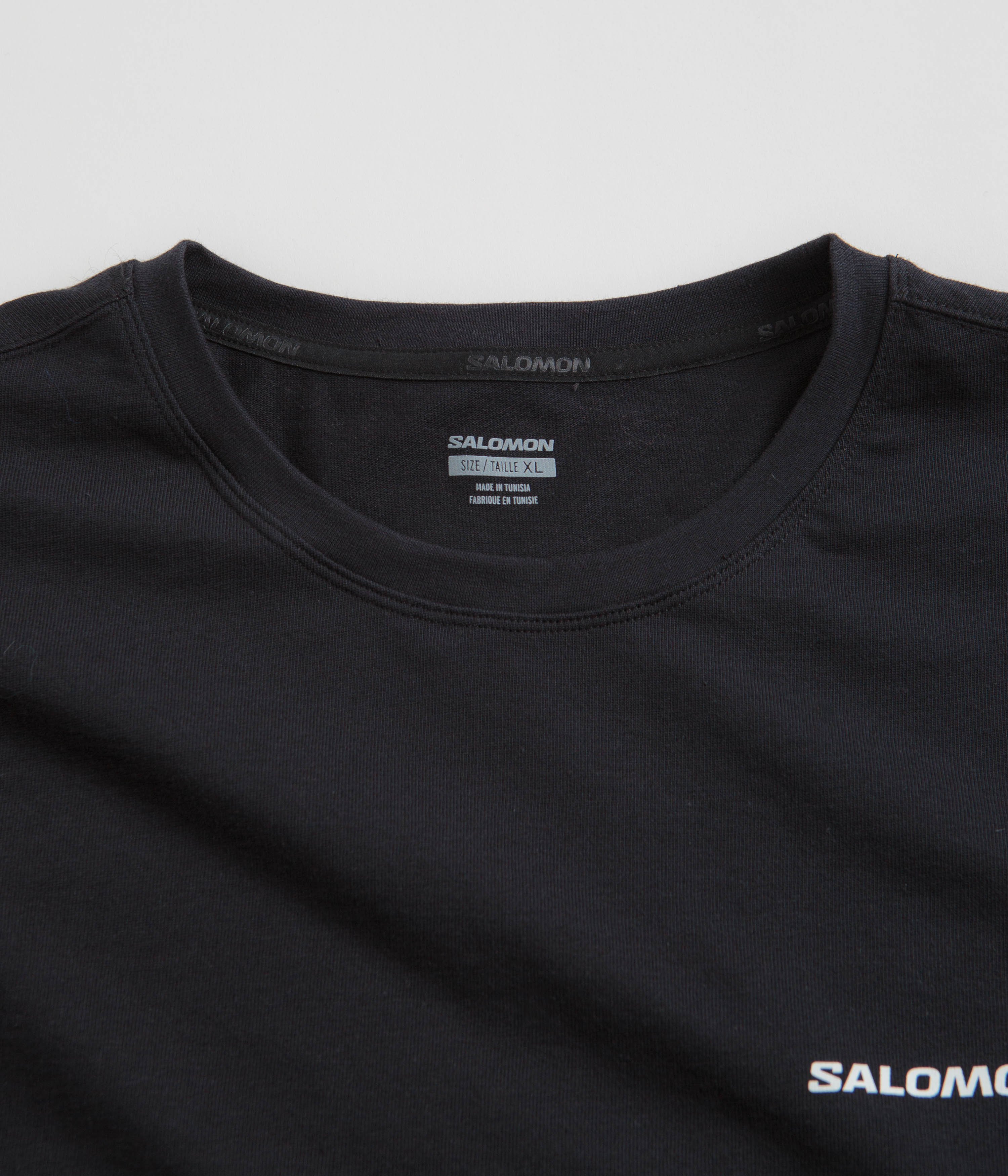 Salomon Globe Graphic T-Shirt - Deep Black - Image 2