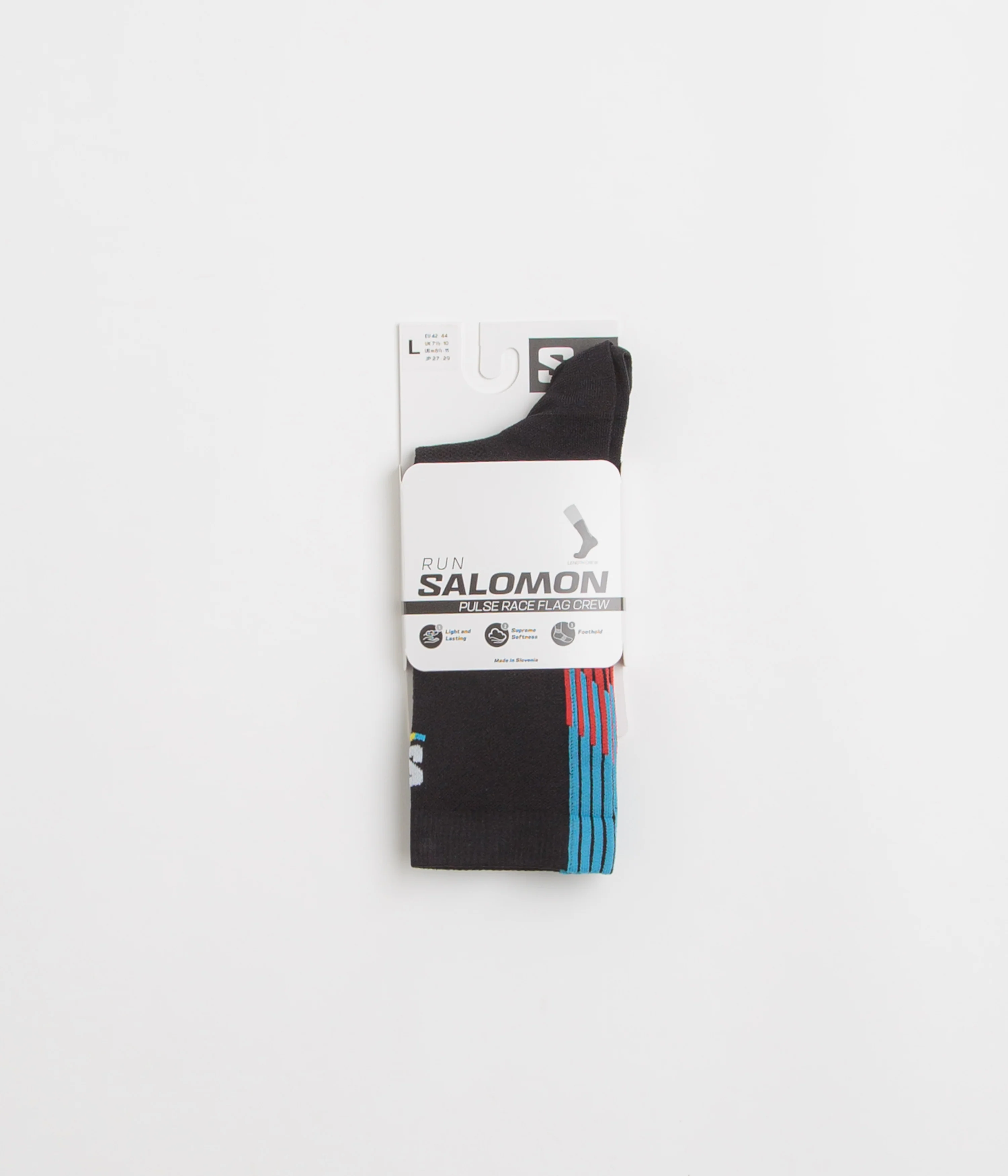 Salomon Pulse Race Flag Crew Socks - Black - Image 2