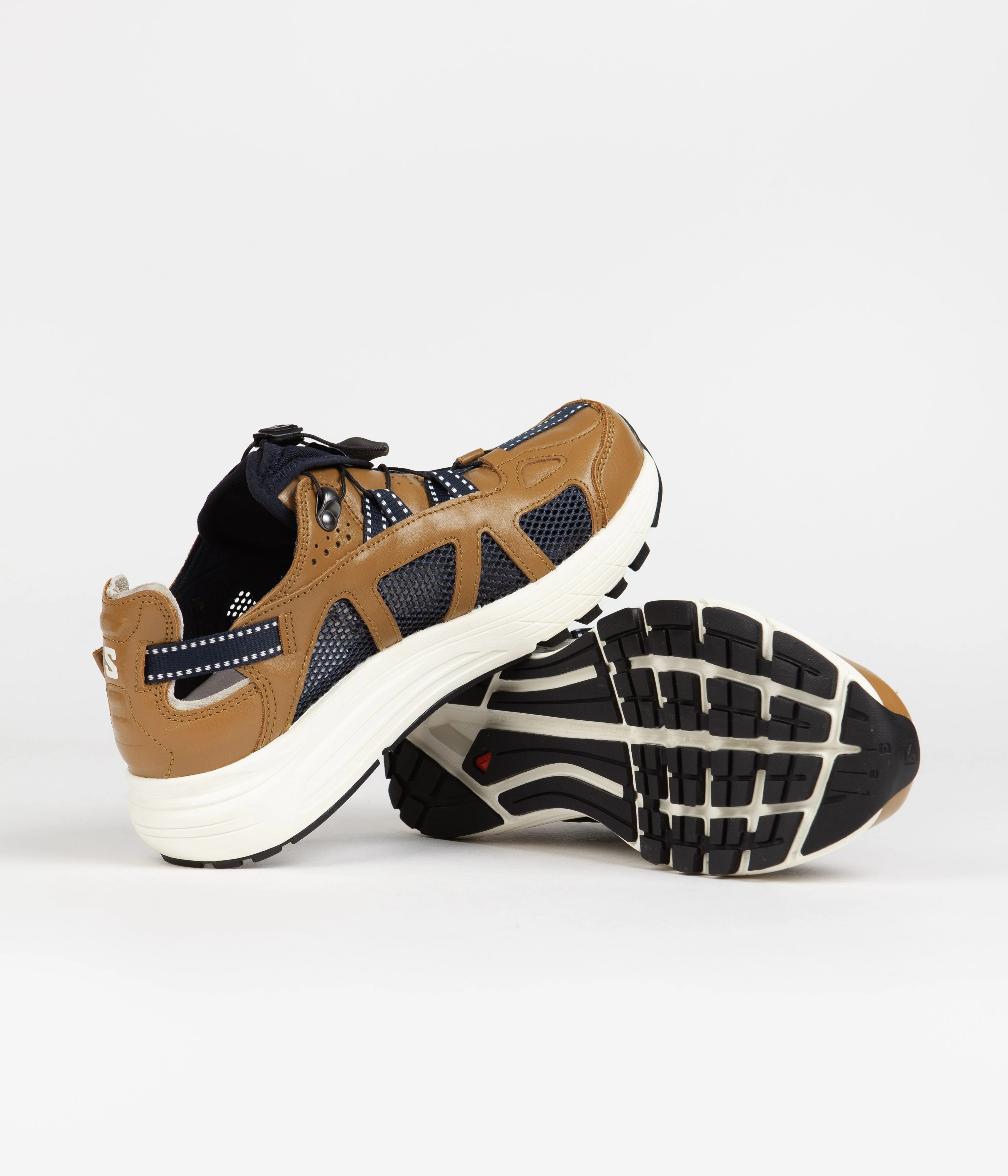 Salomon Techsonic LTR Shoes - Rubber / Vanilla Ice / Dark Sapphire - Image 5