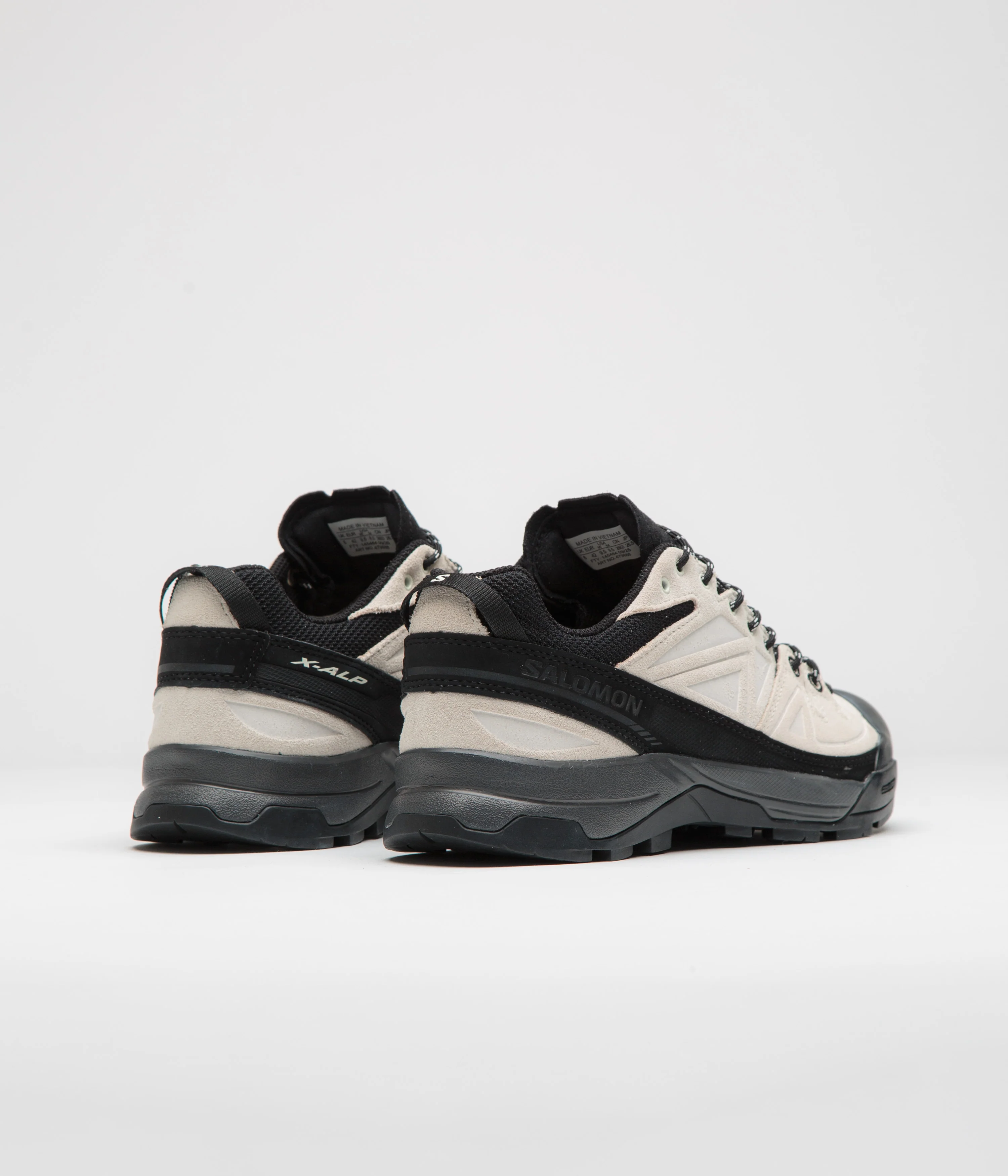 Salomon X-ALP LTR Shoes - Black / Vanilla Ice / Rainy Day - Image 4