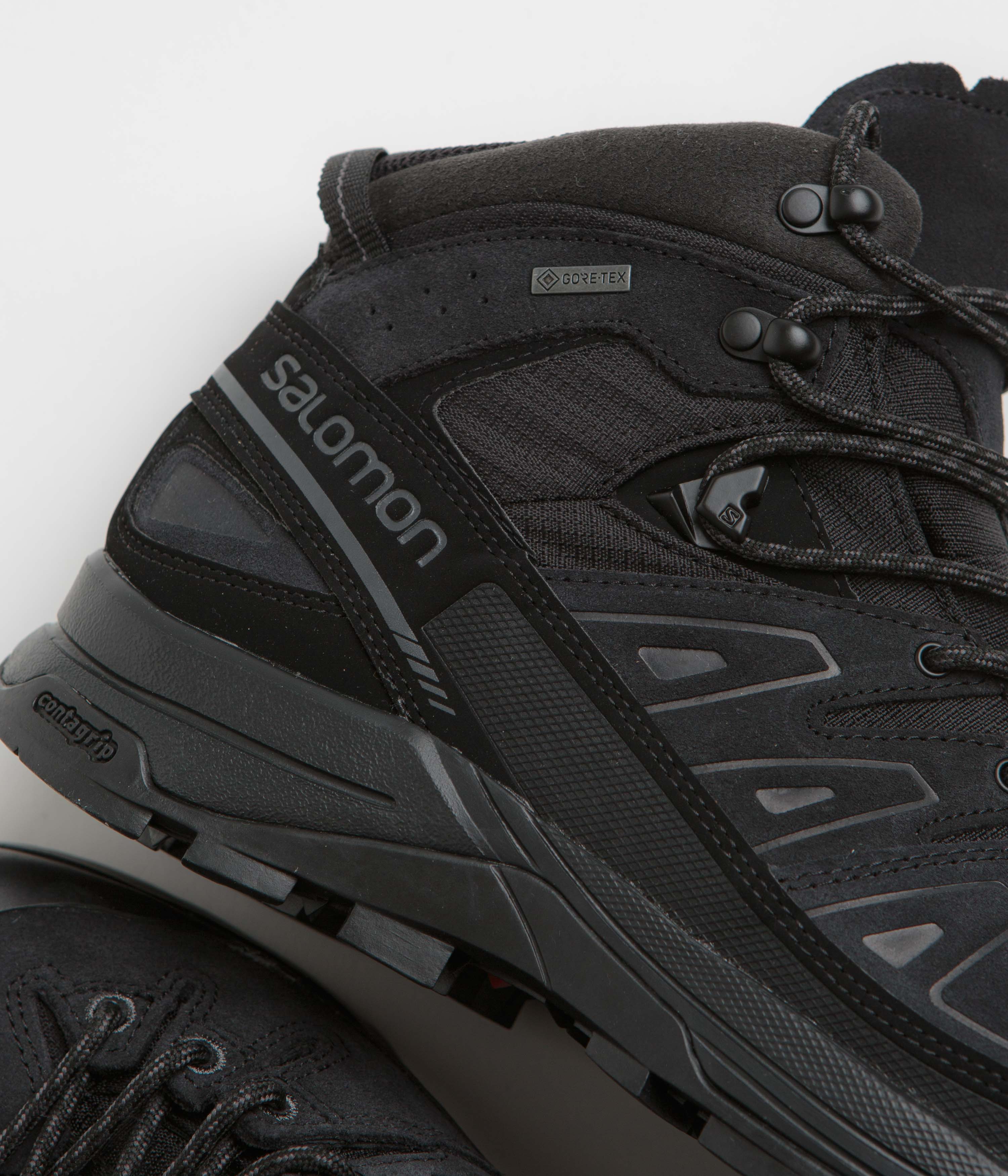 Salomon X-ALP Mid LTR GTX Shoes - Black / Black / Asphalt - Image 3