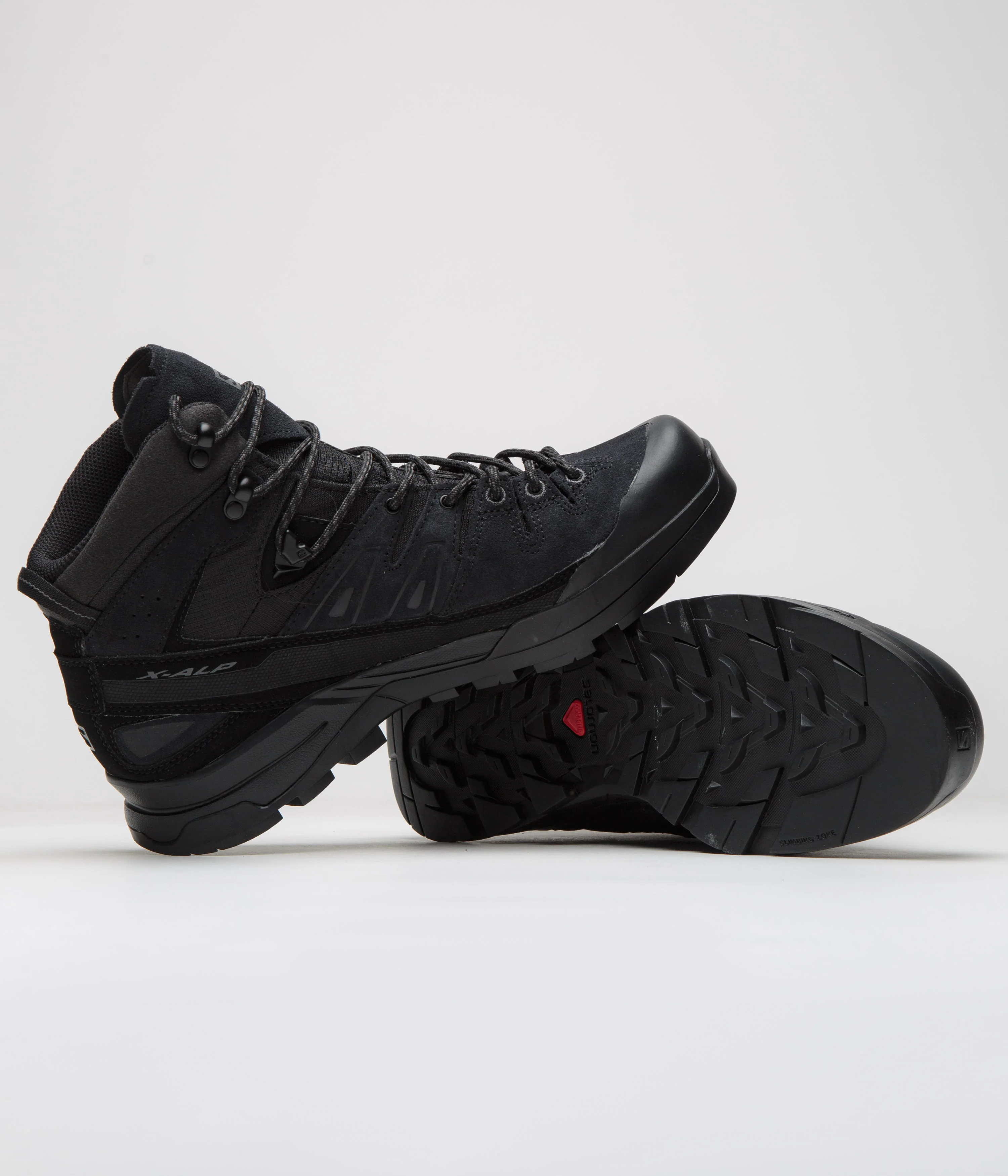 Salomon X-ALP Mid LTR GTX Shoes - Black / Black / Asphalt - Image 5