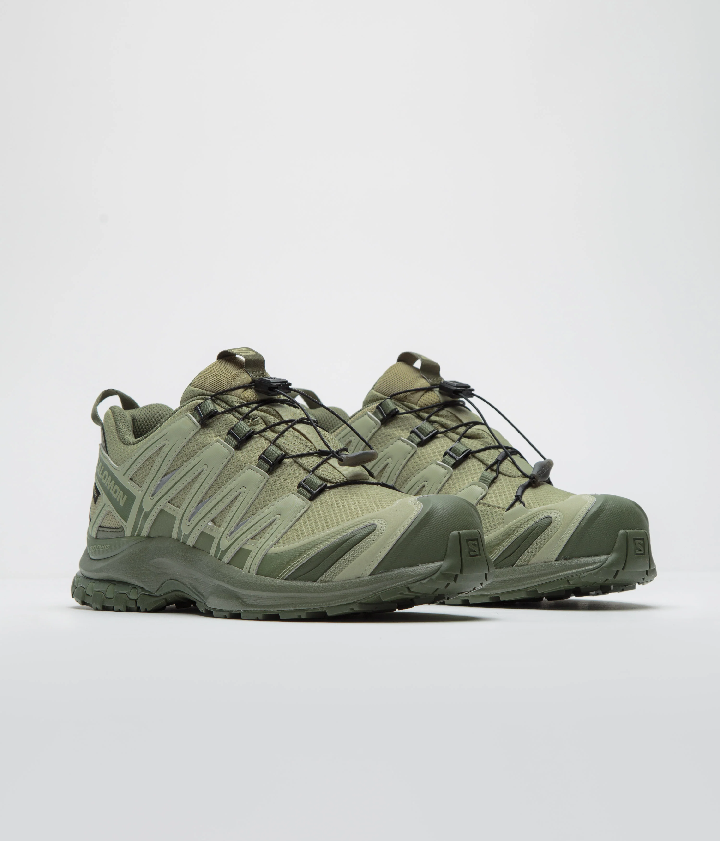 Salomon XA Pro 3D GTX Shoes - Gray Green / Alfalfa / Deep Lichen Green - Image 3