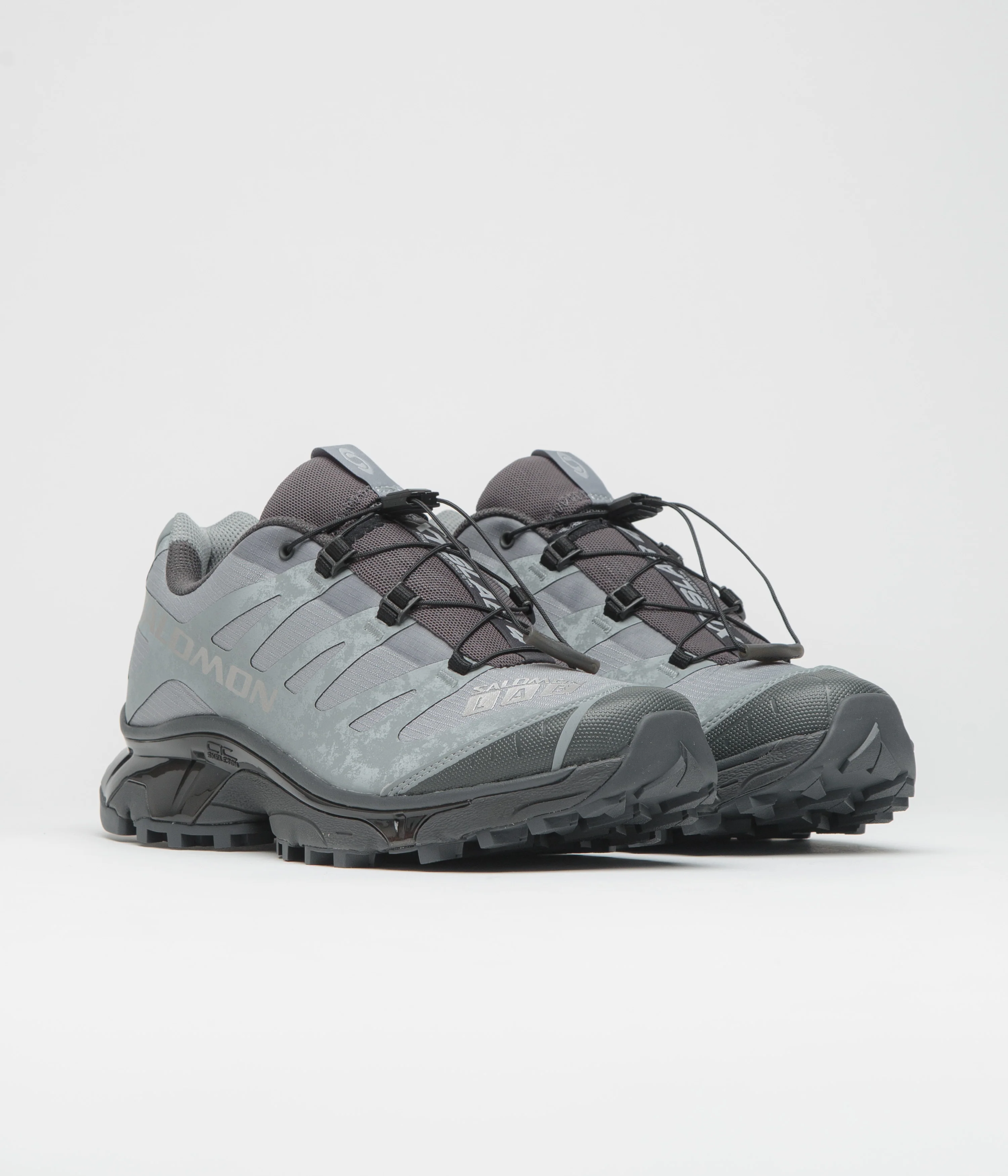 Salomon XT-4 OG Protective Shoes - Monument / Asphalt / FTW Silver - Image 2