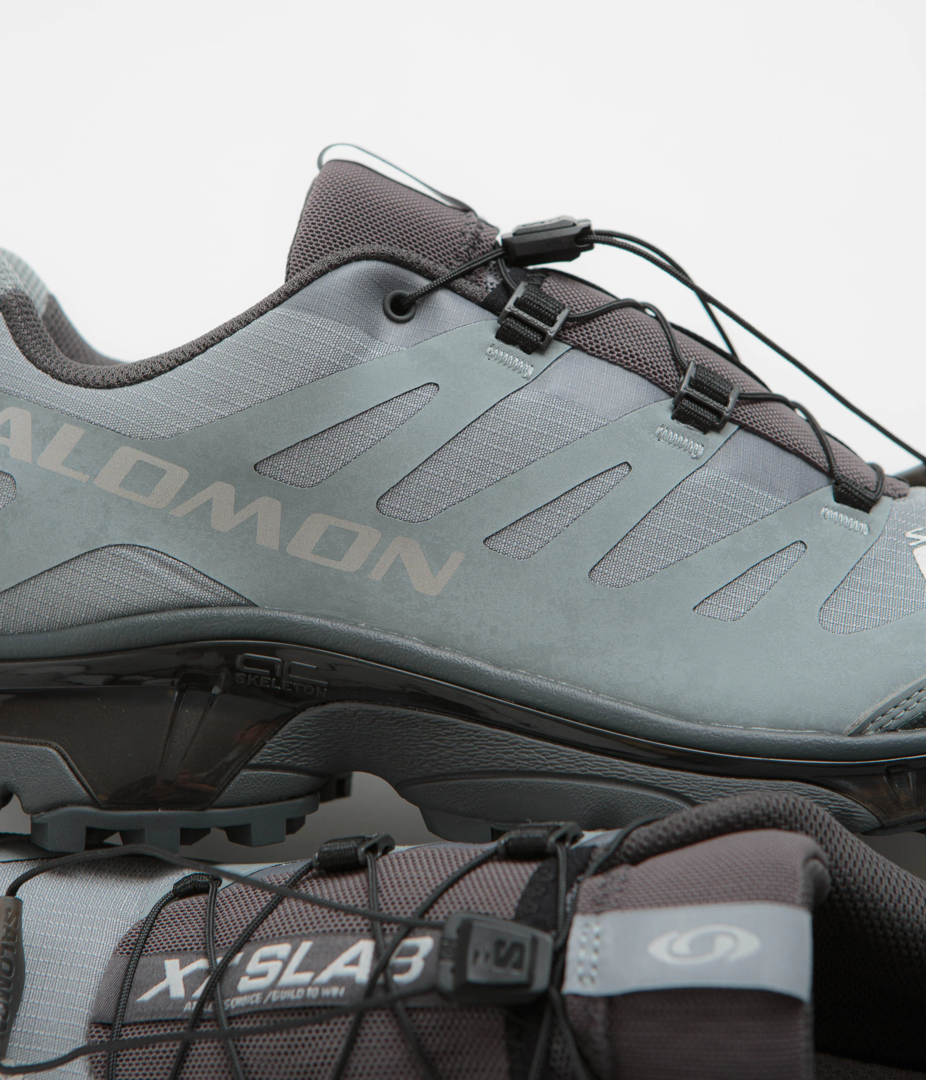 Salomon XT-4 OG Protective Shoes - Monument / Asphalt / FTW Silver - Image 3