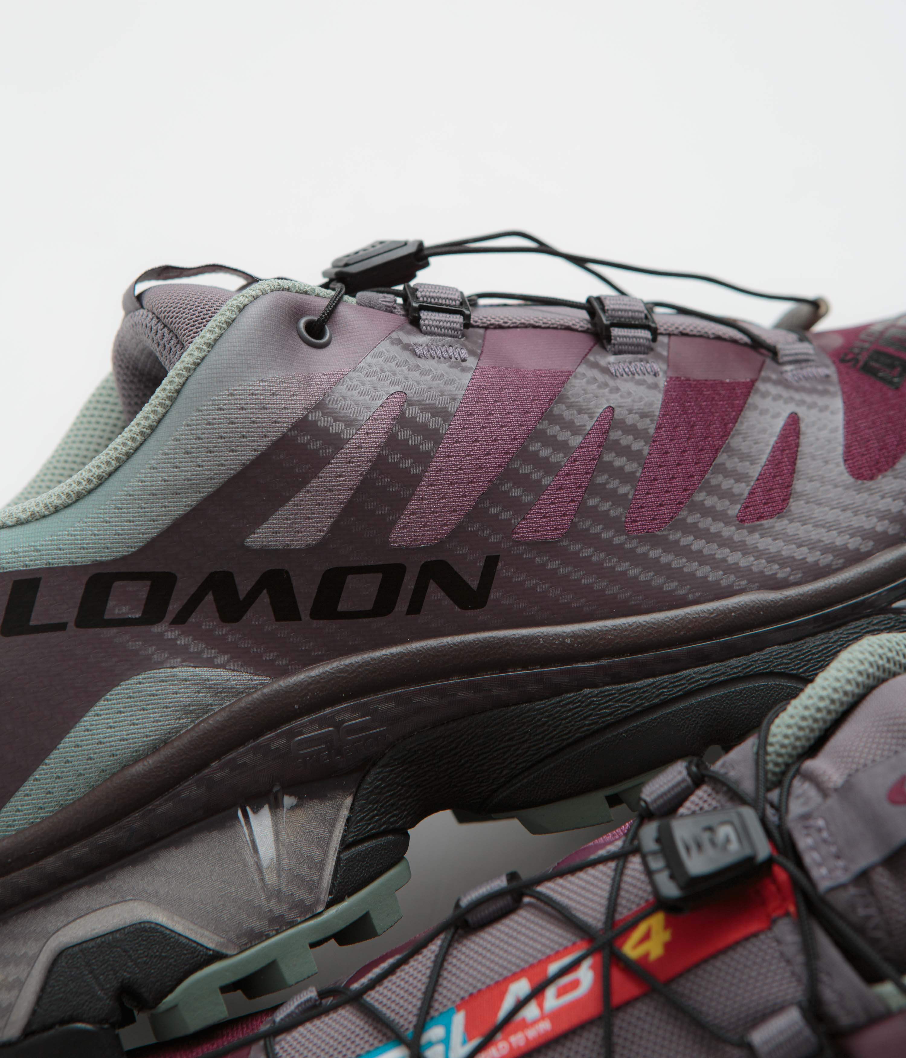 Salomon XT-4 OG Shoes - Excalibur / Green Milieu / Tawny Port - Image 4