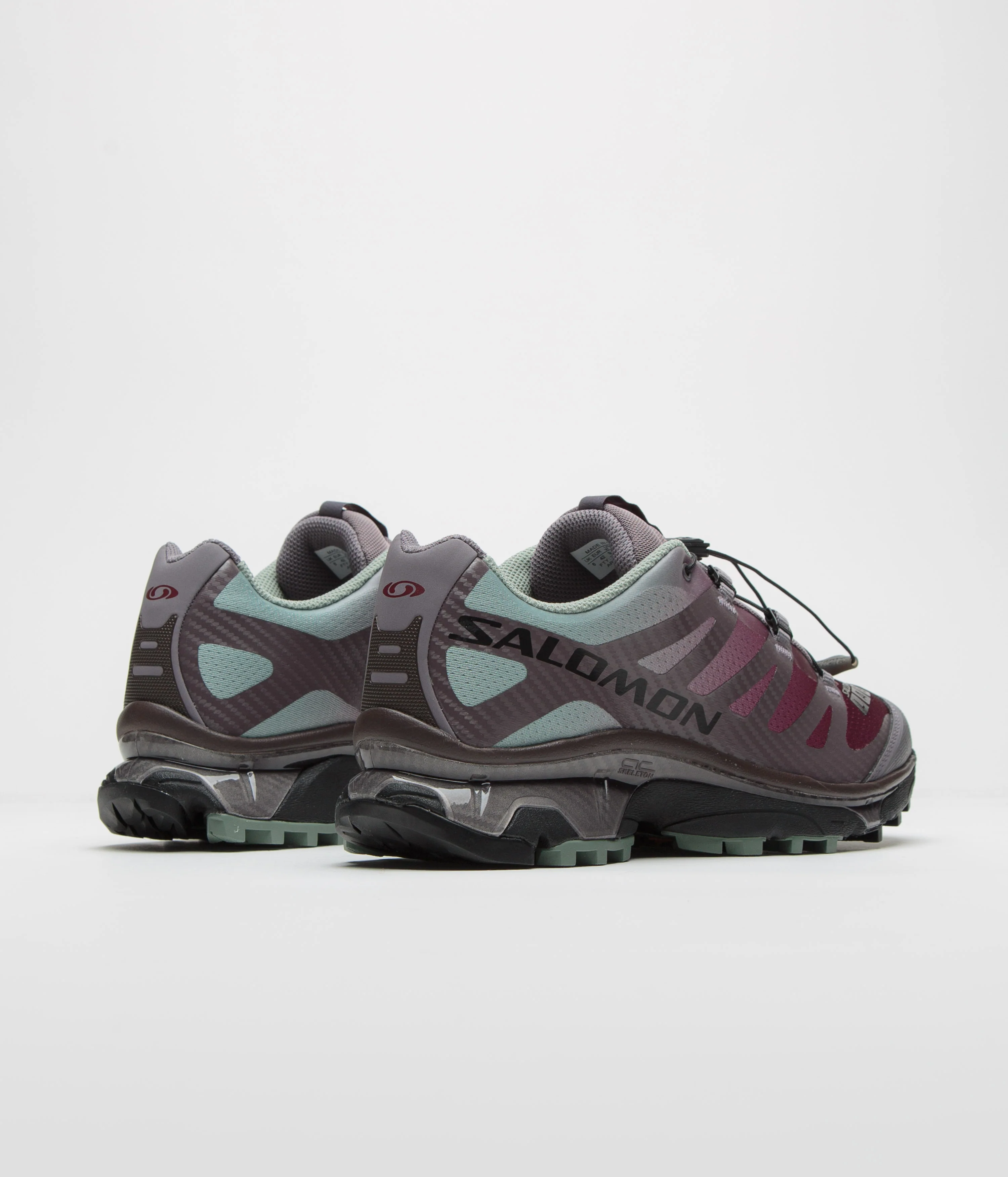 Salomon XT-4 OG Shoes - Excalibur / Green Milieu / Tawny Port - Image 5