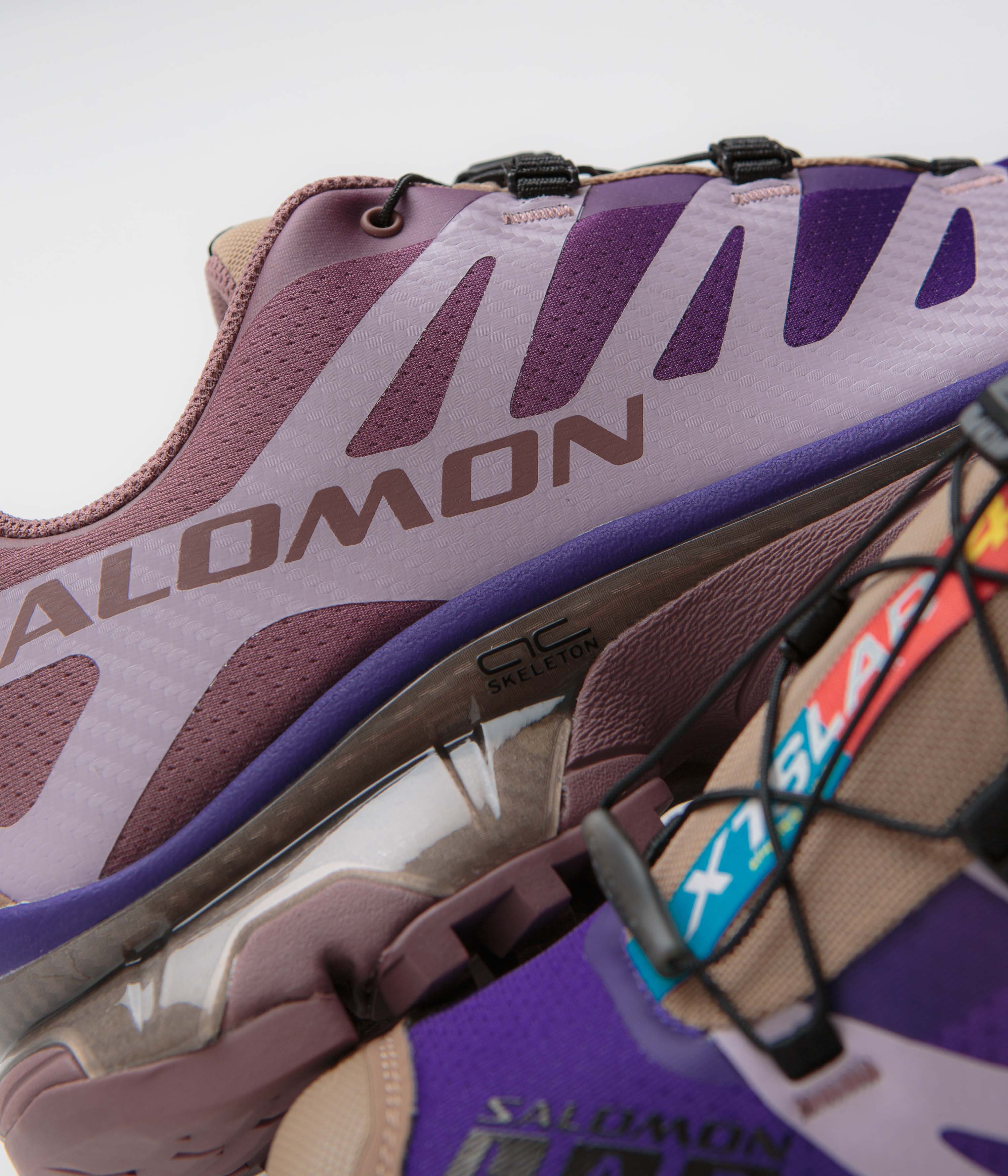 Salomon XT-4 OG Shoes - Portabella / Rose Taupe / Liberty - Image 3