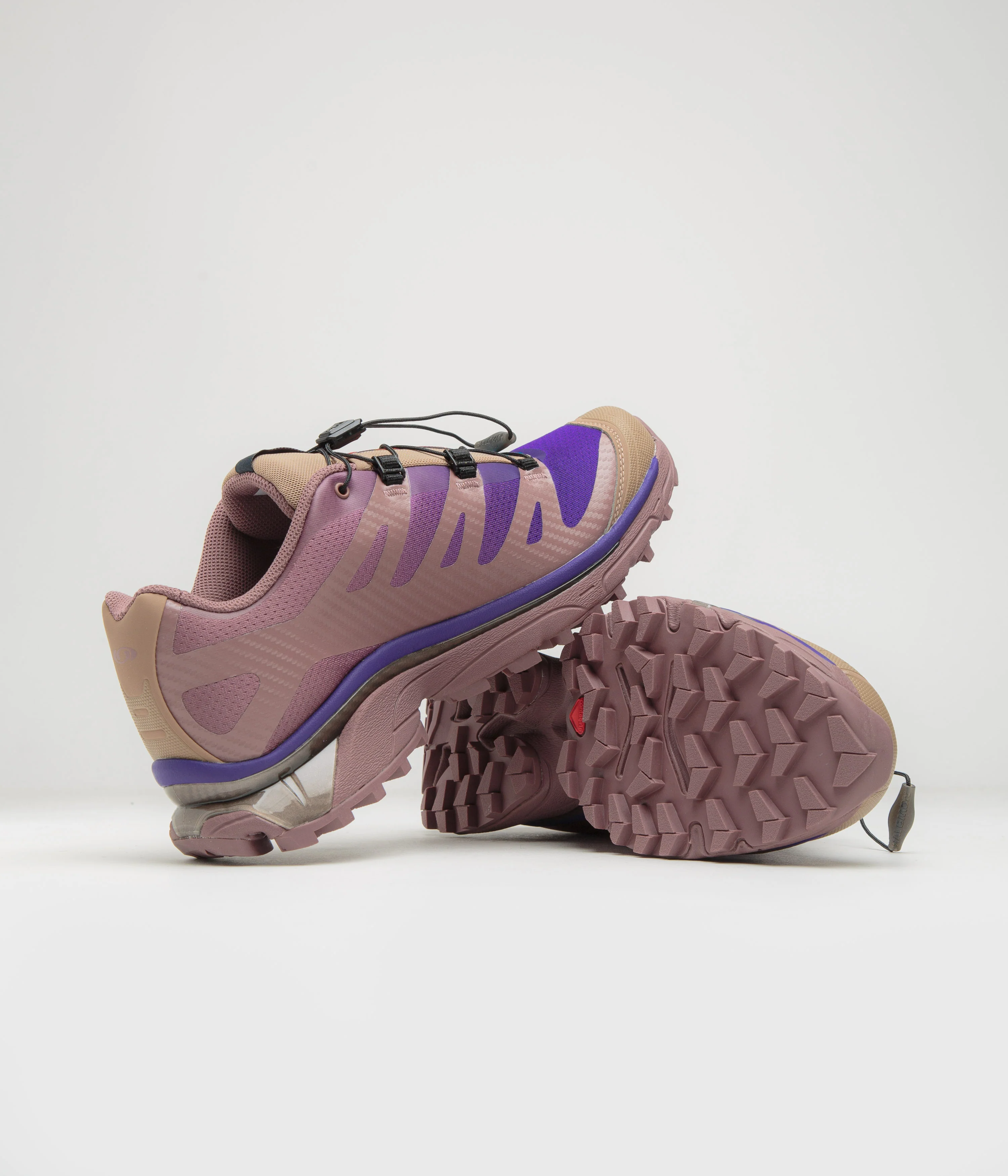 Salomon XT-4 OG Shoes - Portabella / Rose Taupe / Liberty - Image 5