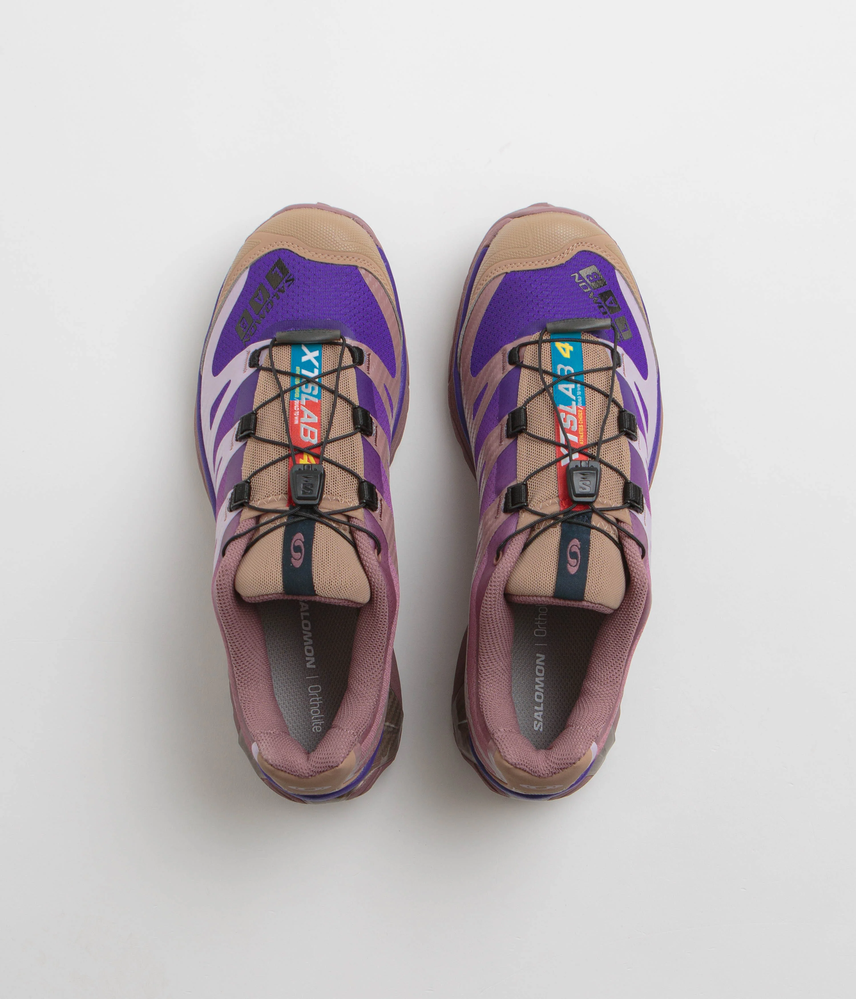 Salomon XT-4 OG Shoes - Portabella / Rose Taupe / Liberty - Image 6