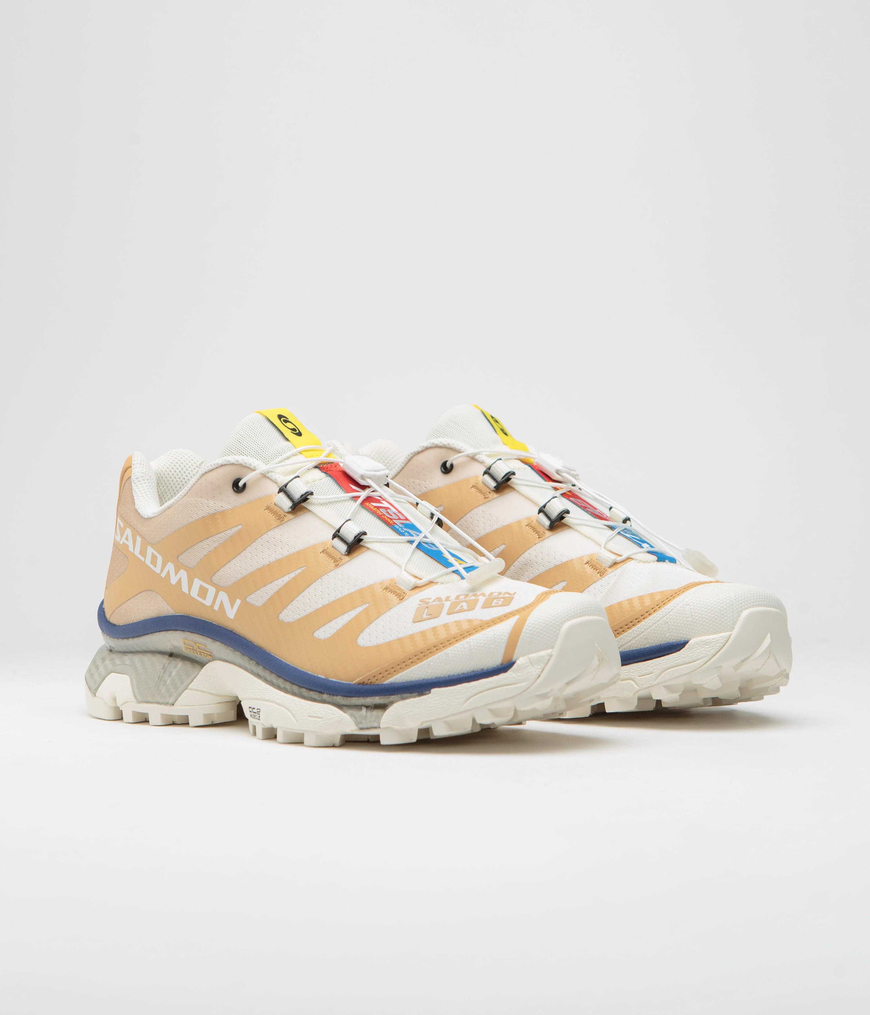 Salomon XT-4 OG Shoes - Taffy / Vanilla Ice / Blue Print - Image 2