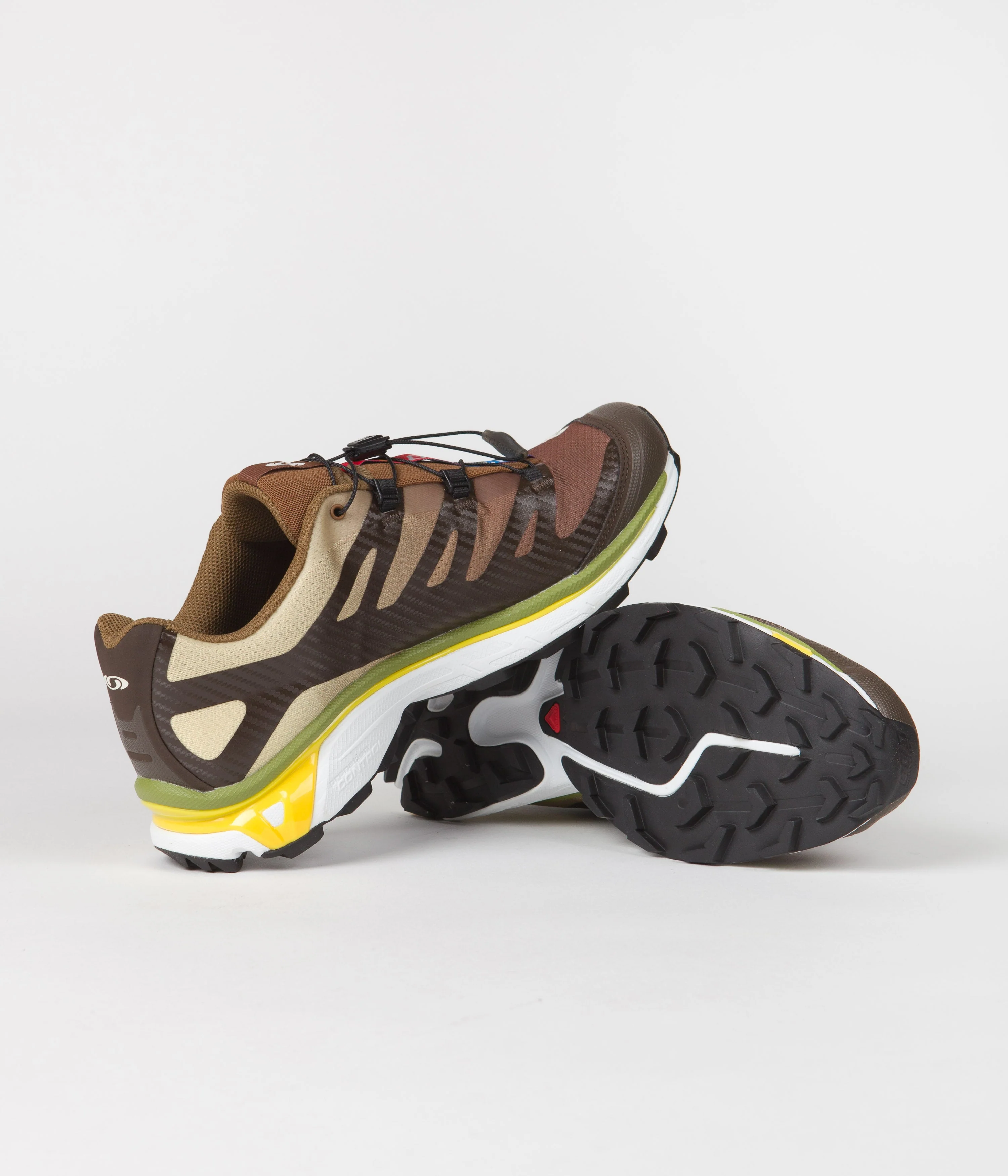 Salomon XT-4 Shoes - Delicioso / Toffee / Empire Yellow - Image 5