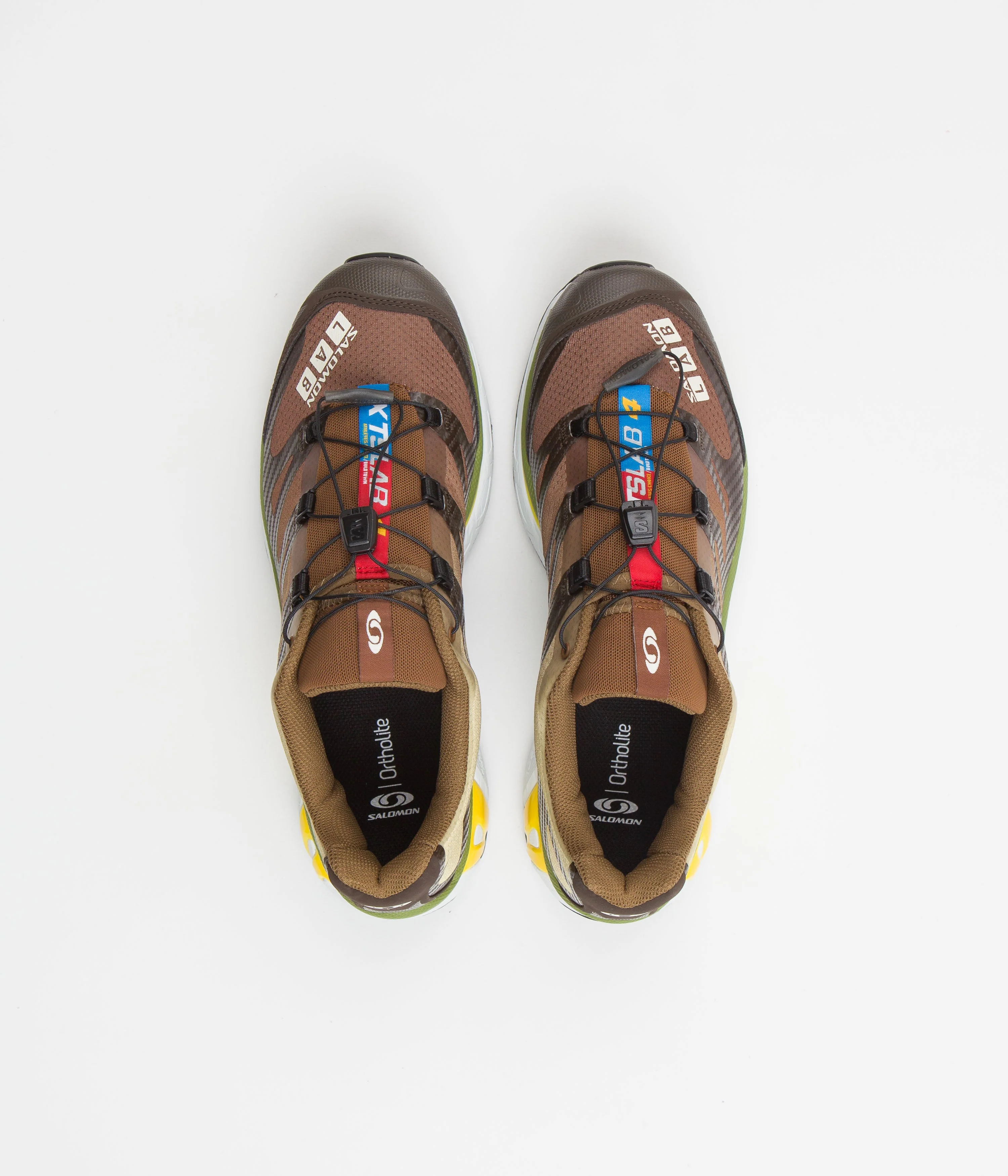 Salomon XT-4 Shoes - Delicioso / Toffee / Empire Yellow - Image 7