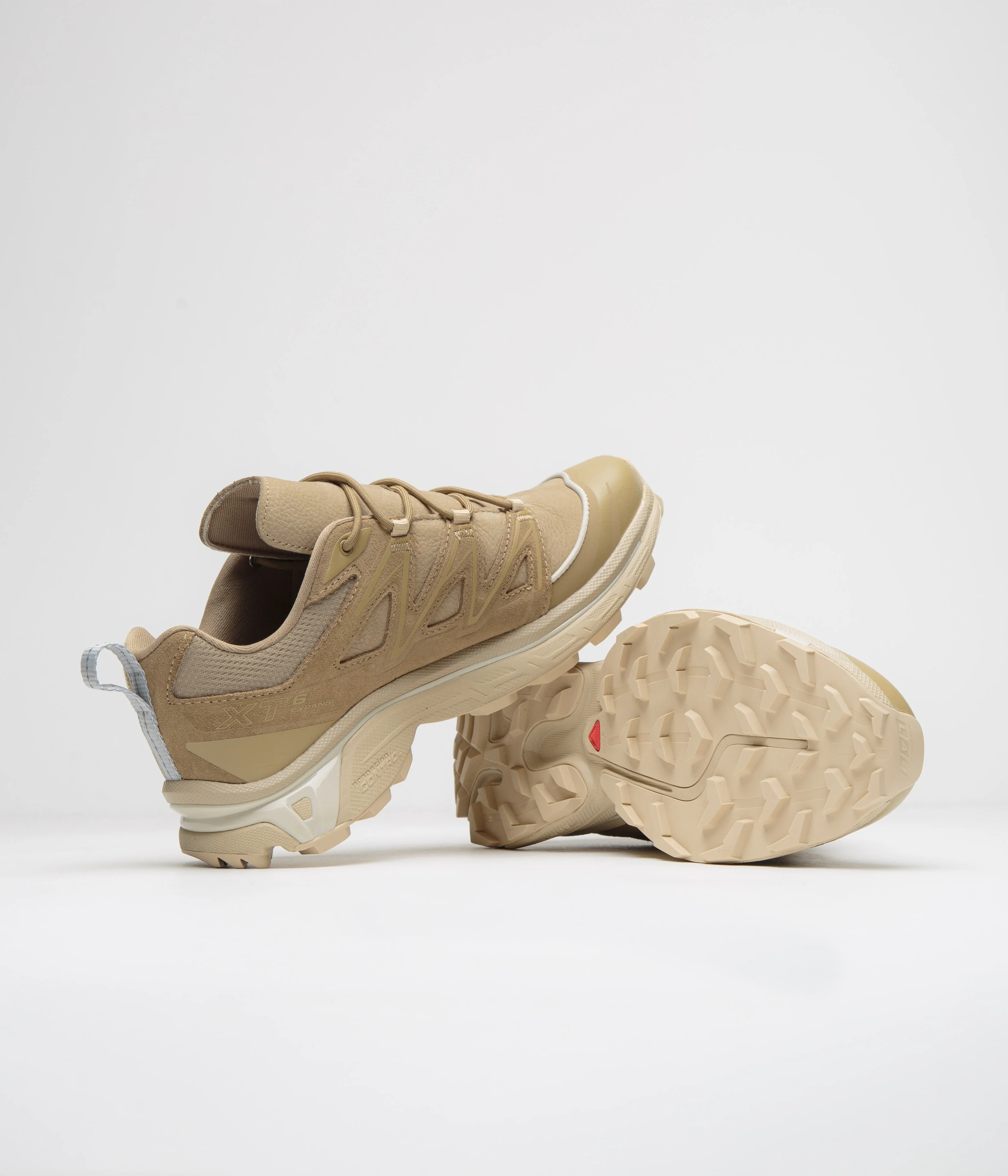 Salomon XT-6 Expanse LTR Shoes - Kelp / Safari / Almond Milk - Image 5