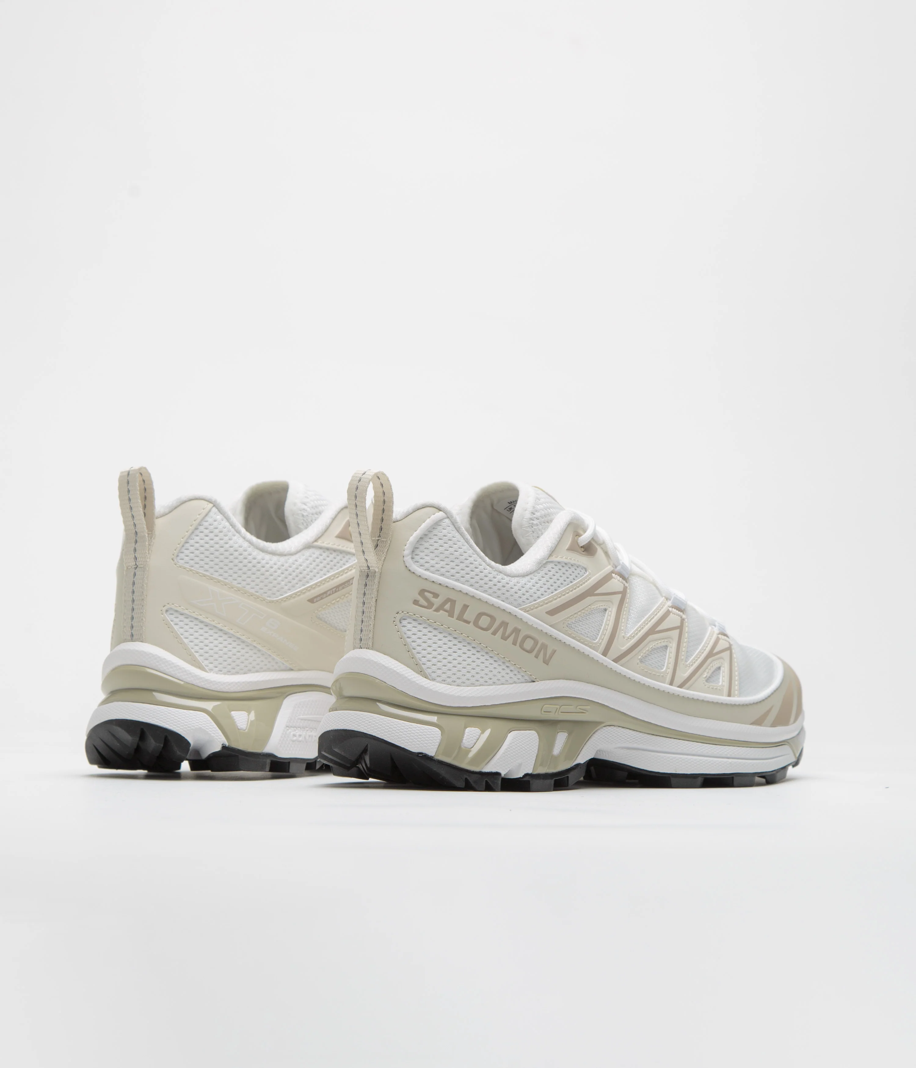 Salomon XT-6 Expanse Shoes - White / Rainy Day / Oxford Tan - Image 5