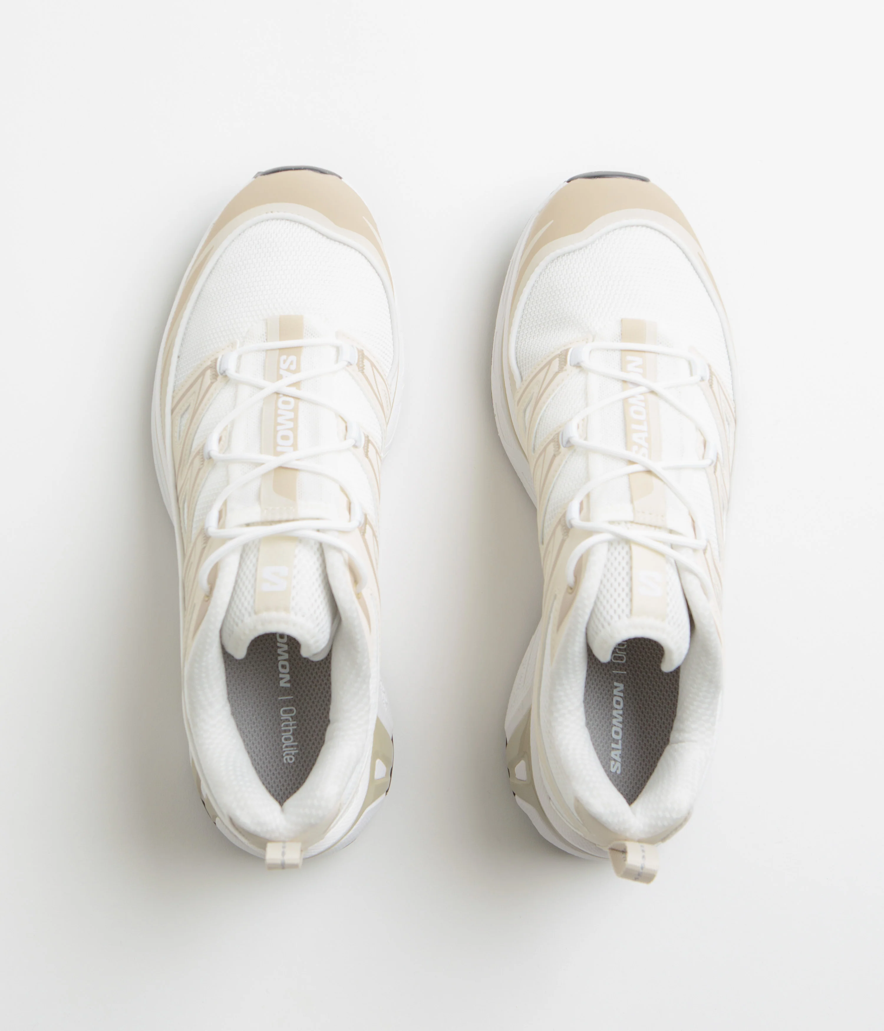 Salomon XT-6 Expanse Shoes - White / Rainy Day / Oxford Tan - Image 8