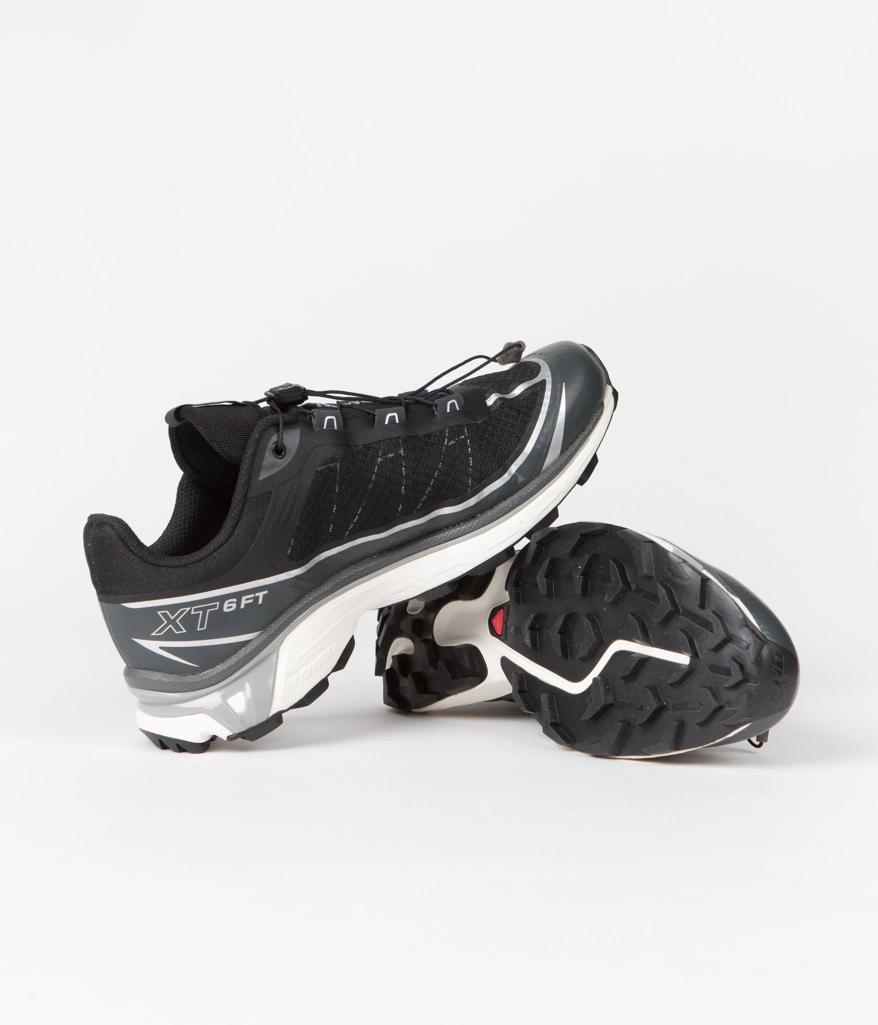 Salomon XT-6 FT Shoes - Black / Ebony / Silver Metallic X - Image 5
