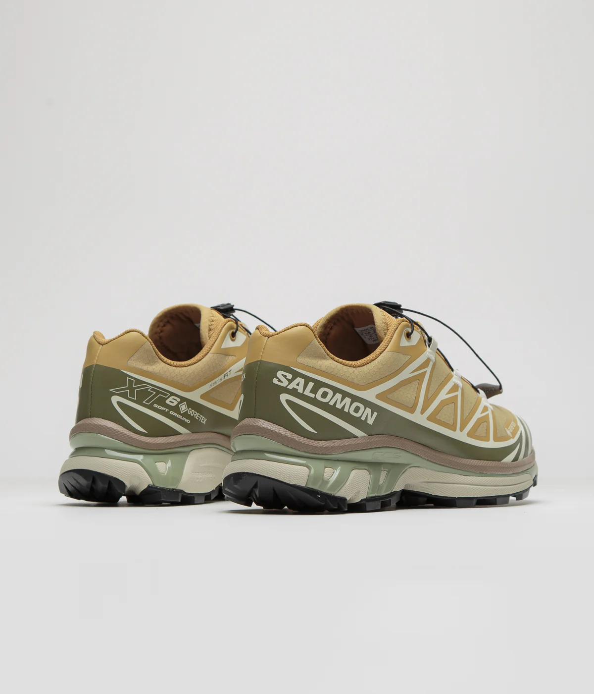 Salomon XT-6 GTX Shoes - Antelope / Icicle / Portabella - Image 3
