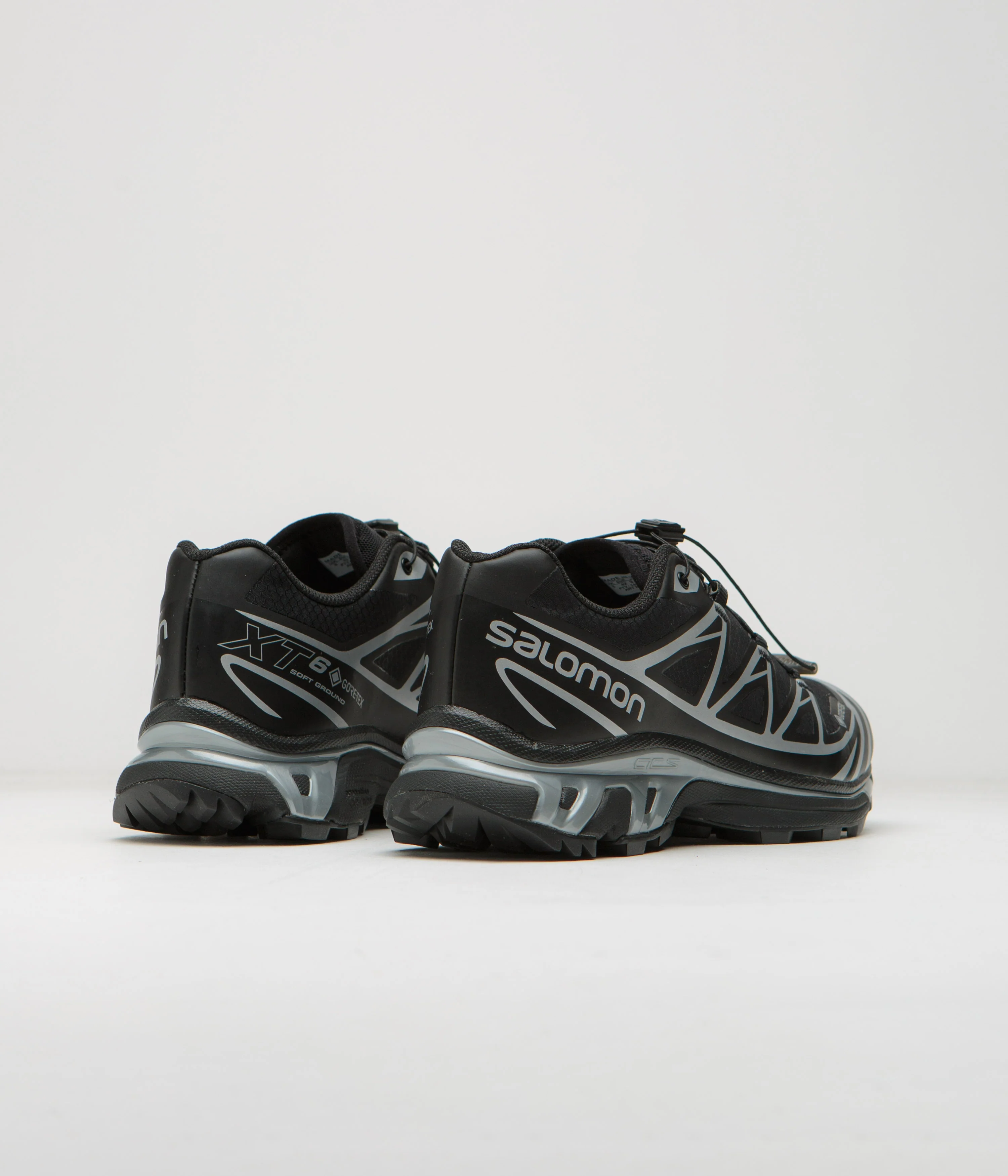 Salomon XT-6 GTX Shoes - Black / Black / Silver - Image 4