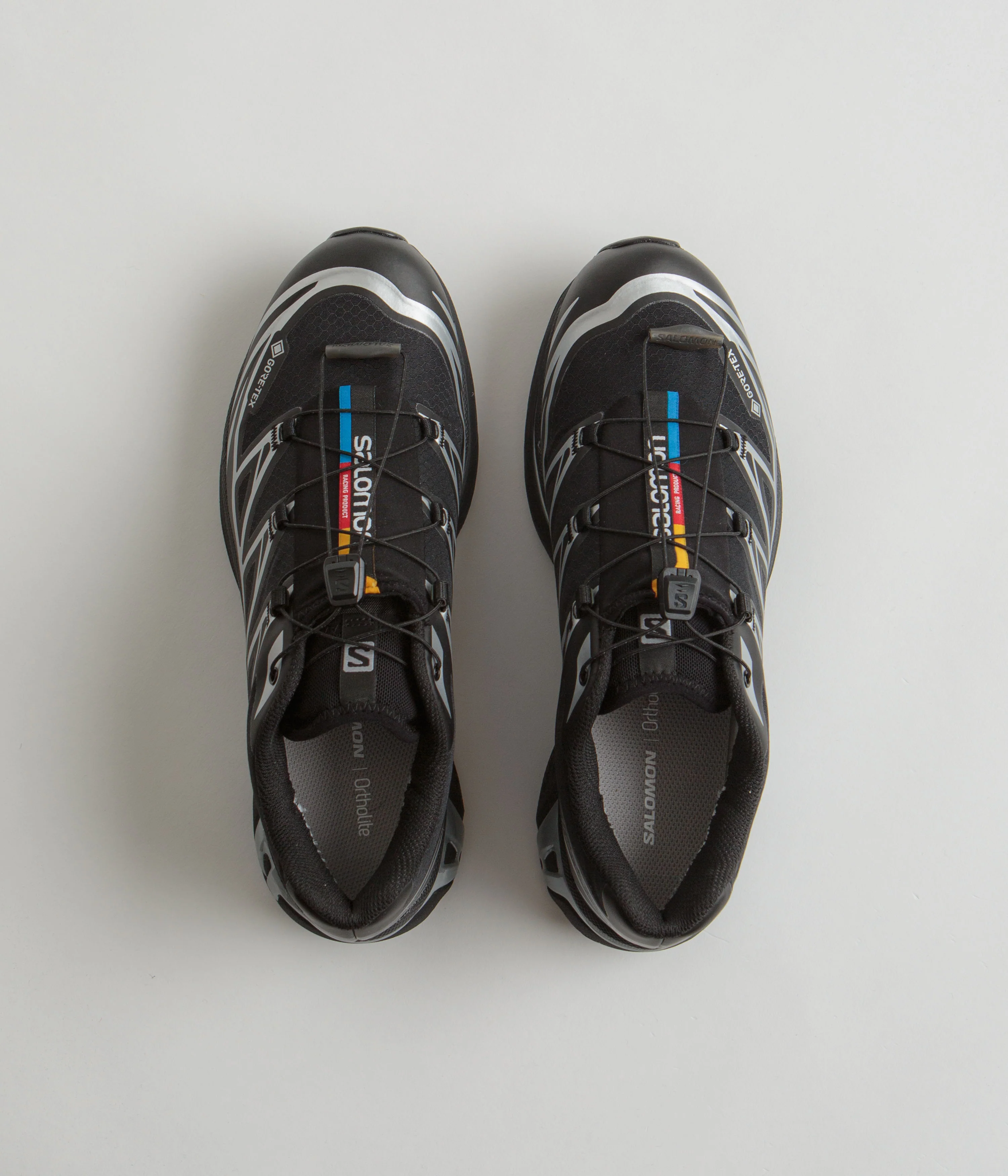 Salomon XT-6 GTX Shoes - Black / Black / Silver - Image 7