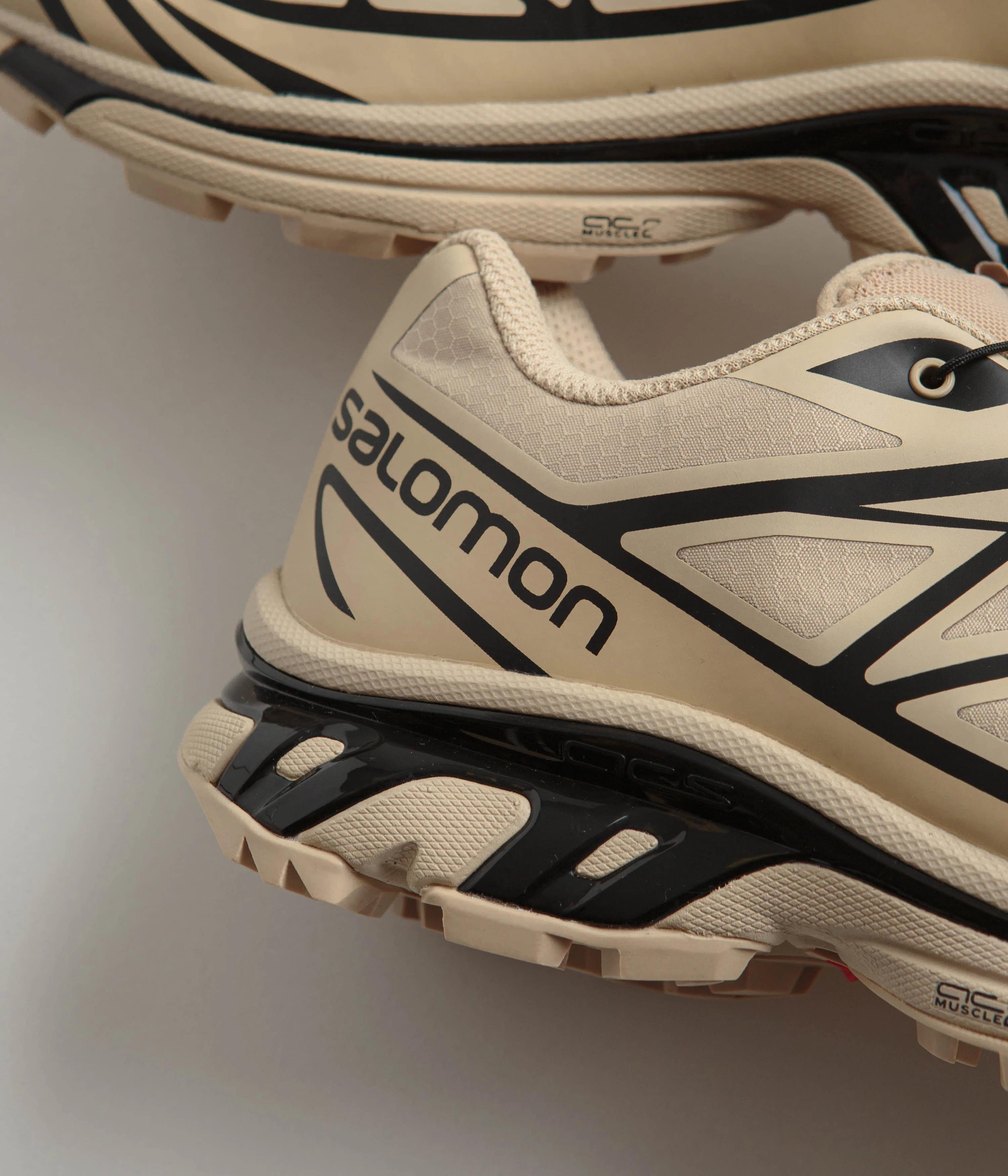 Salomon XT-6 GTX Shoes - Safari / Safari / Black - Image 3
