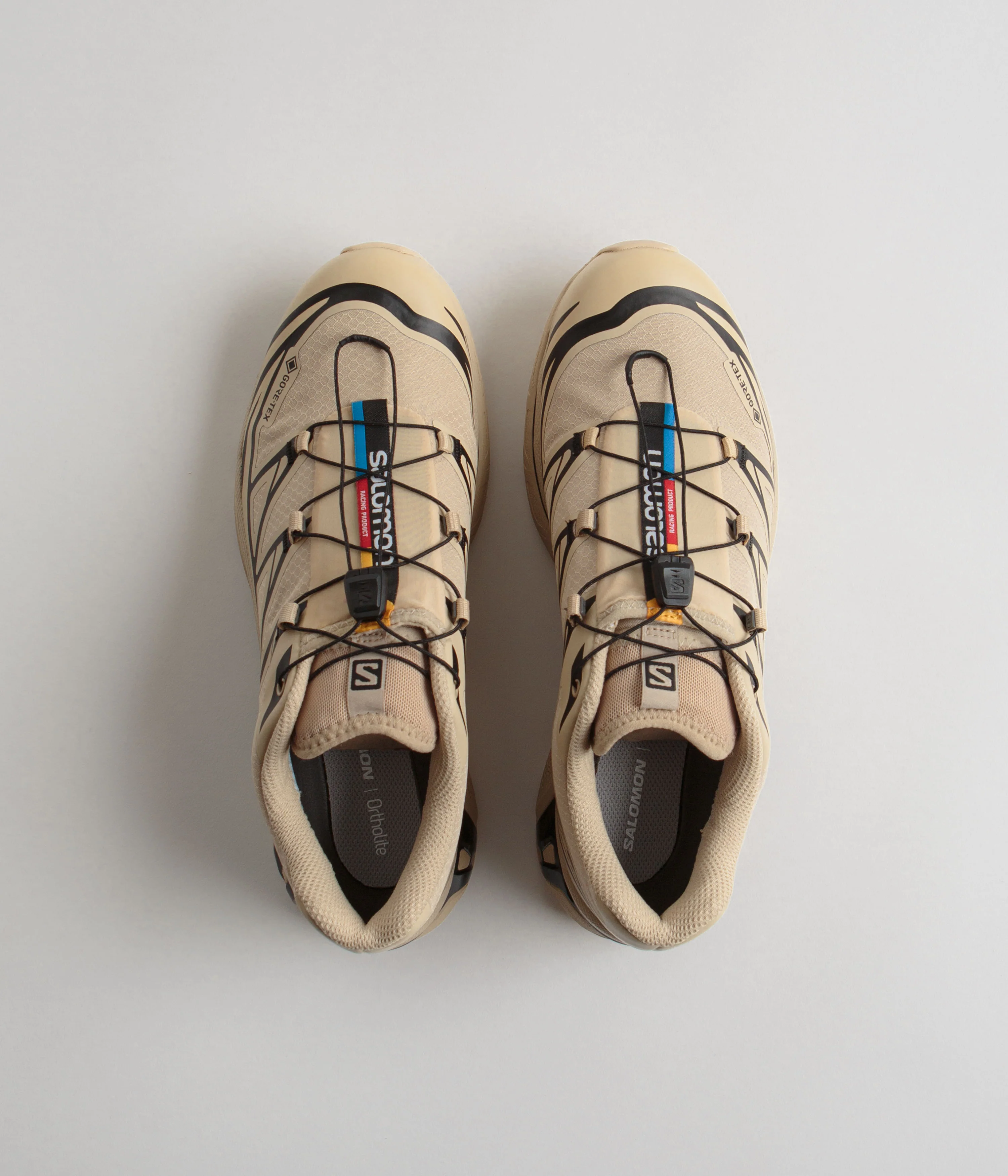 Salomon XT-6 GTX Shoes - Safari / Safari / Black - Image 7